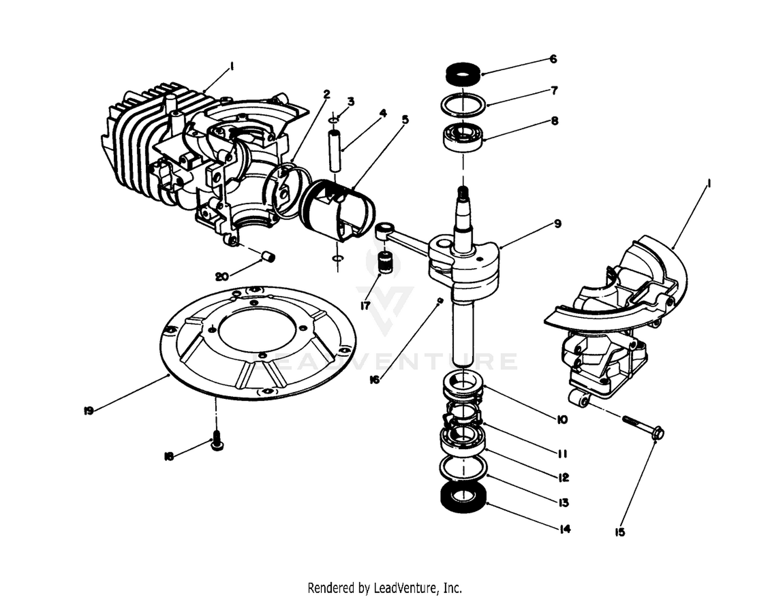 Crankshaft Assembly (model No. 47ph7)