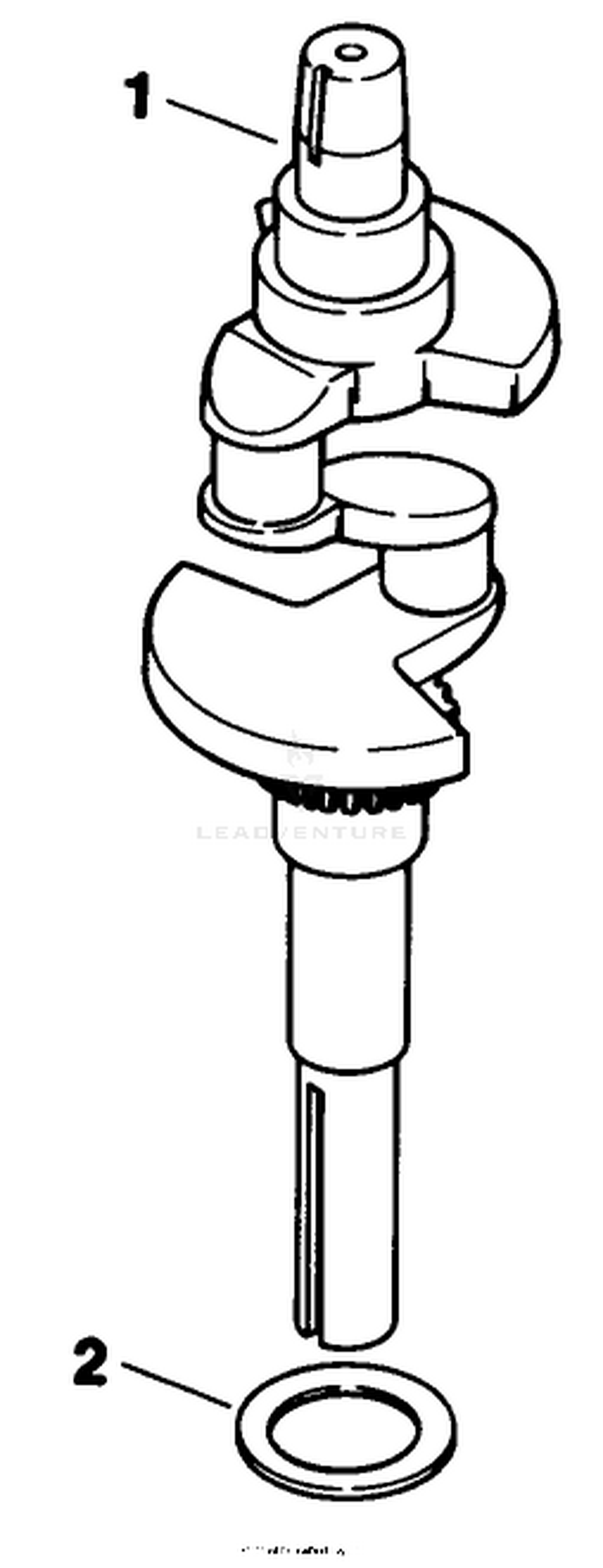 Crankcase-Engine Kohler Model No. Mv16s-Type 56519 2