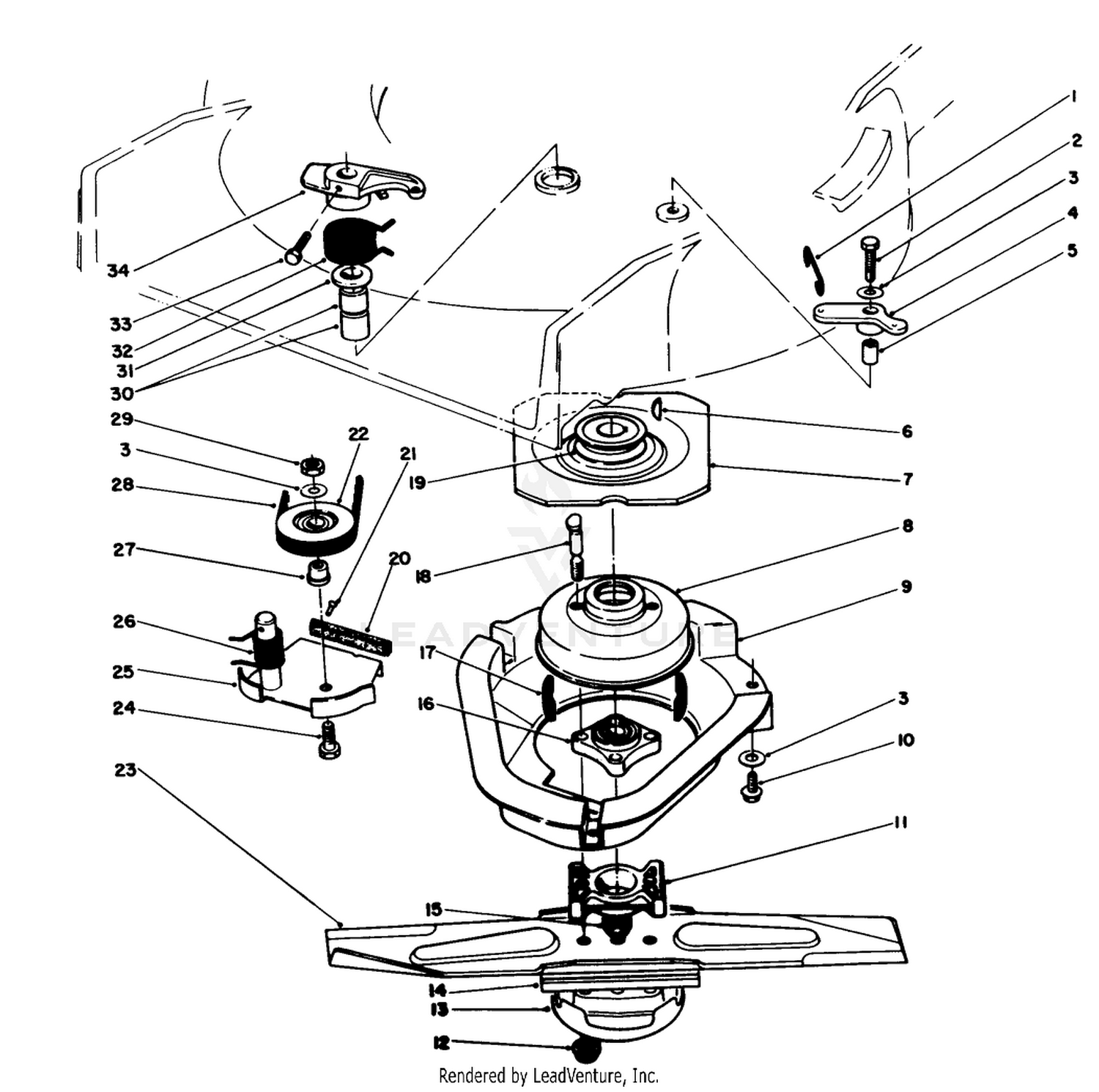 Blade Brake Clutch Assembly