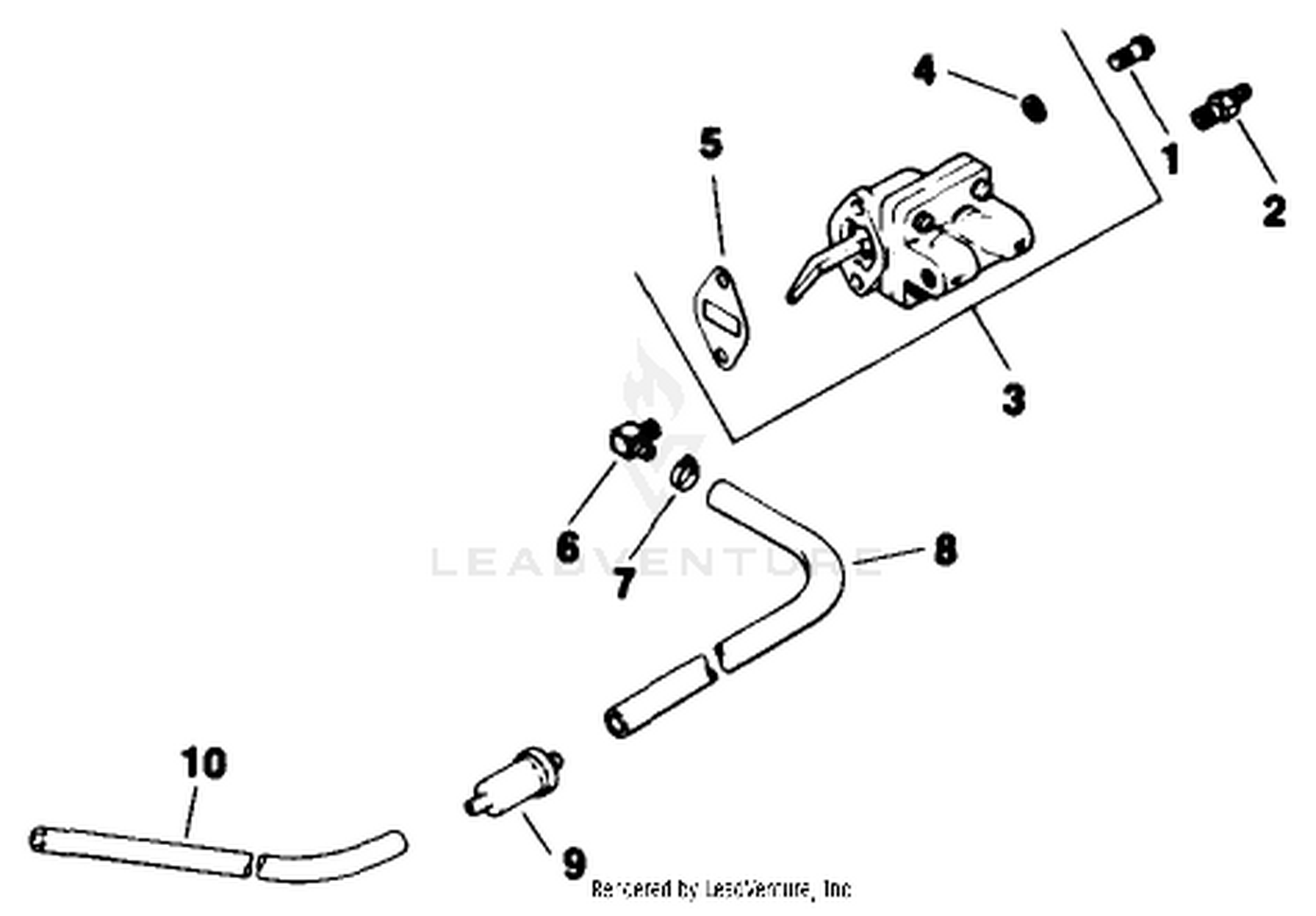 Fuel Pump-Engine Kohler Model No. Mv16s-Type 56511