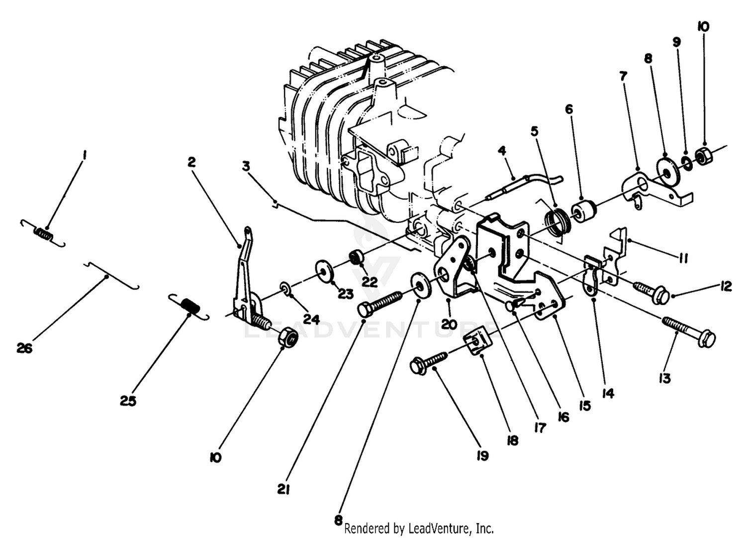 Engine Assembly Model No. 47pj8 (continued)