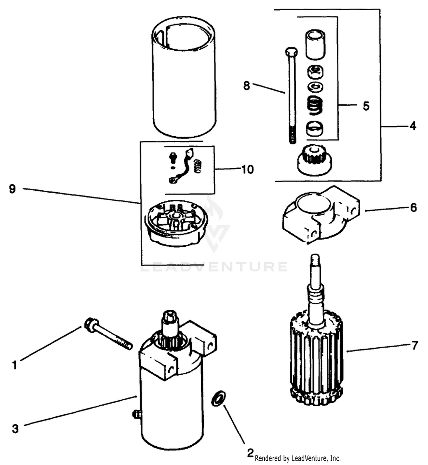 Starting System-Engine Model No. Cv14 S-1429 (continued)