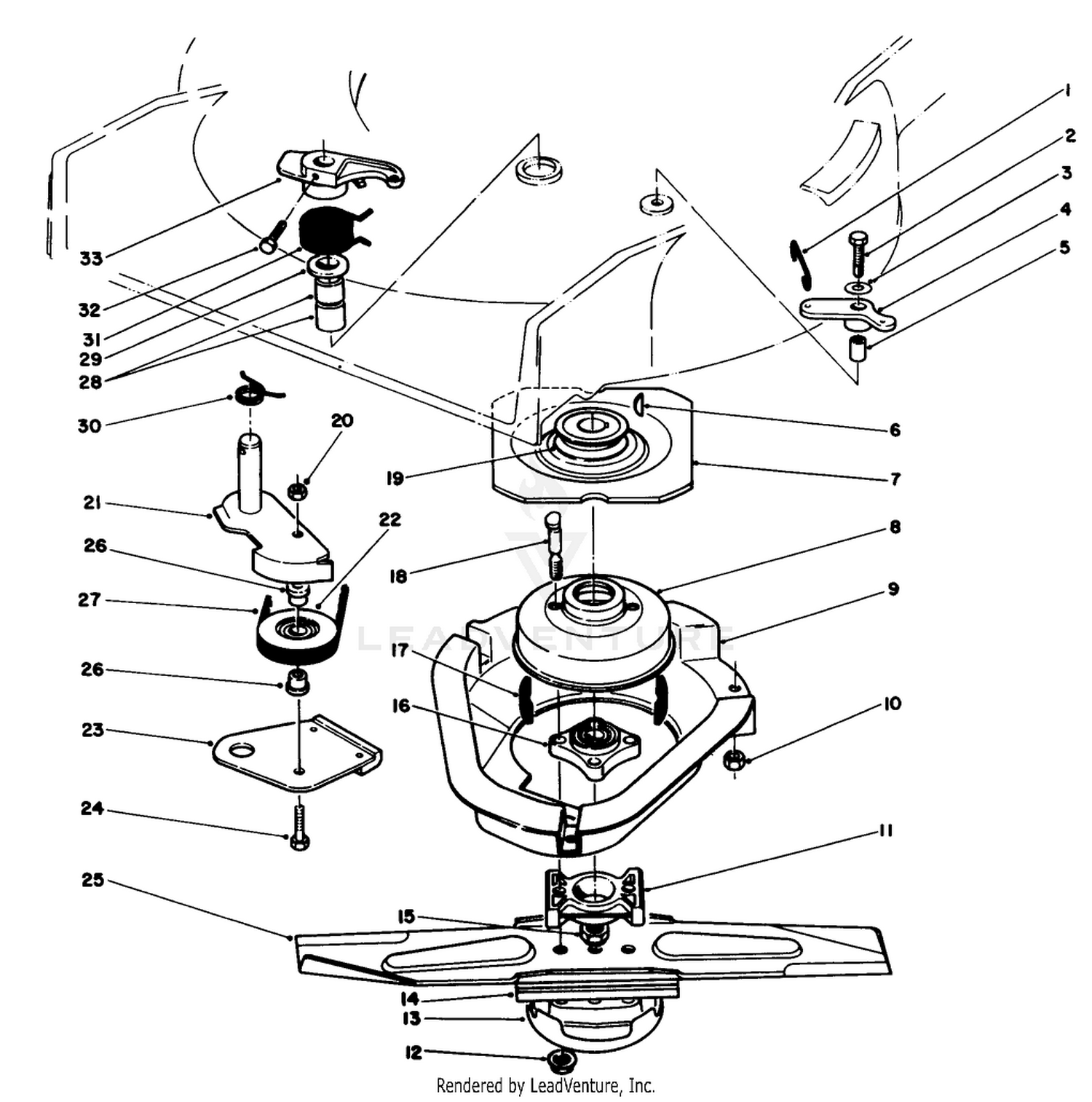 Blade Brake Clutch Assembly