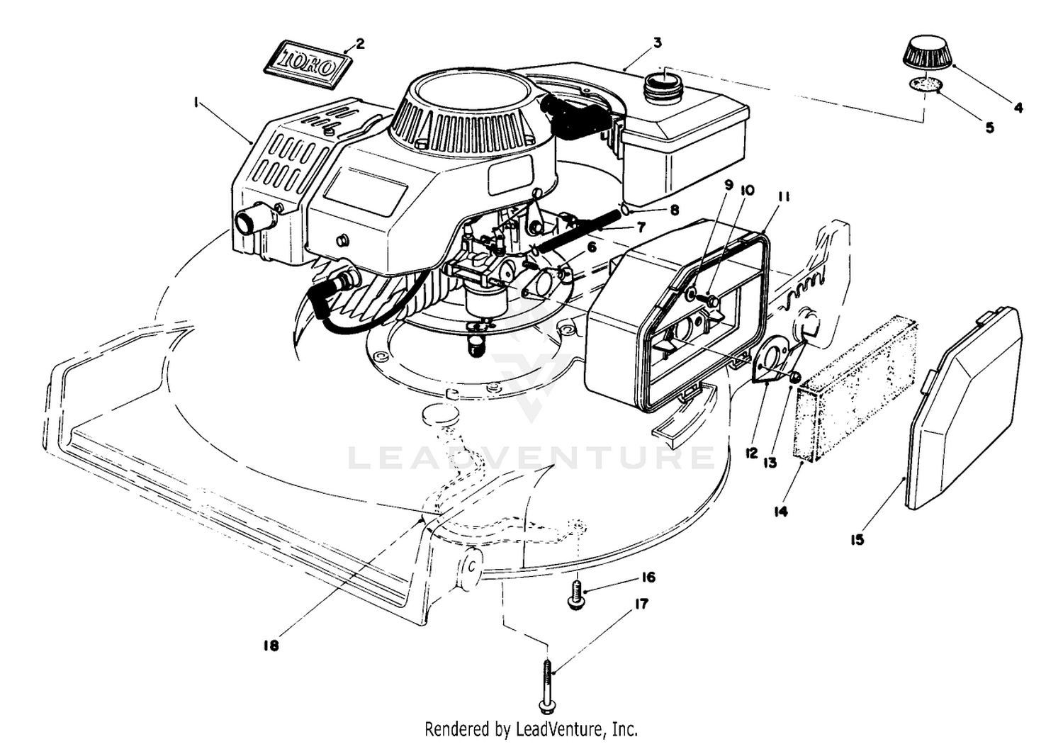 Engine Assembly (used On Units With Serial No. 6000101-6002200)