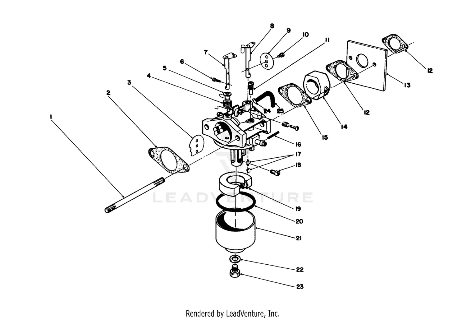 Carburetor Assembly (model No. 47ph7)