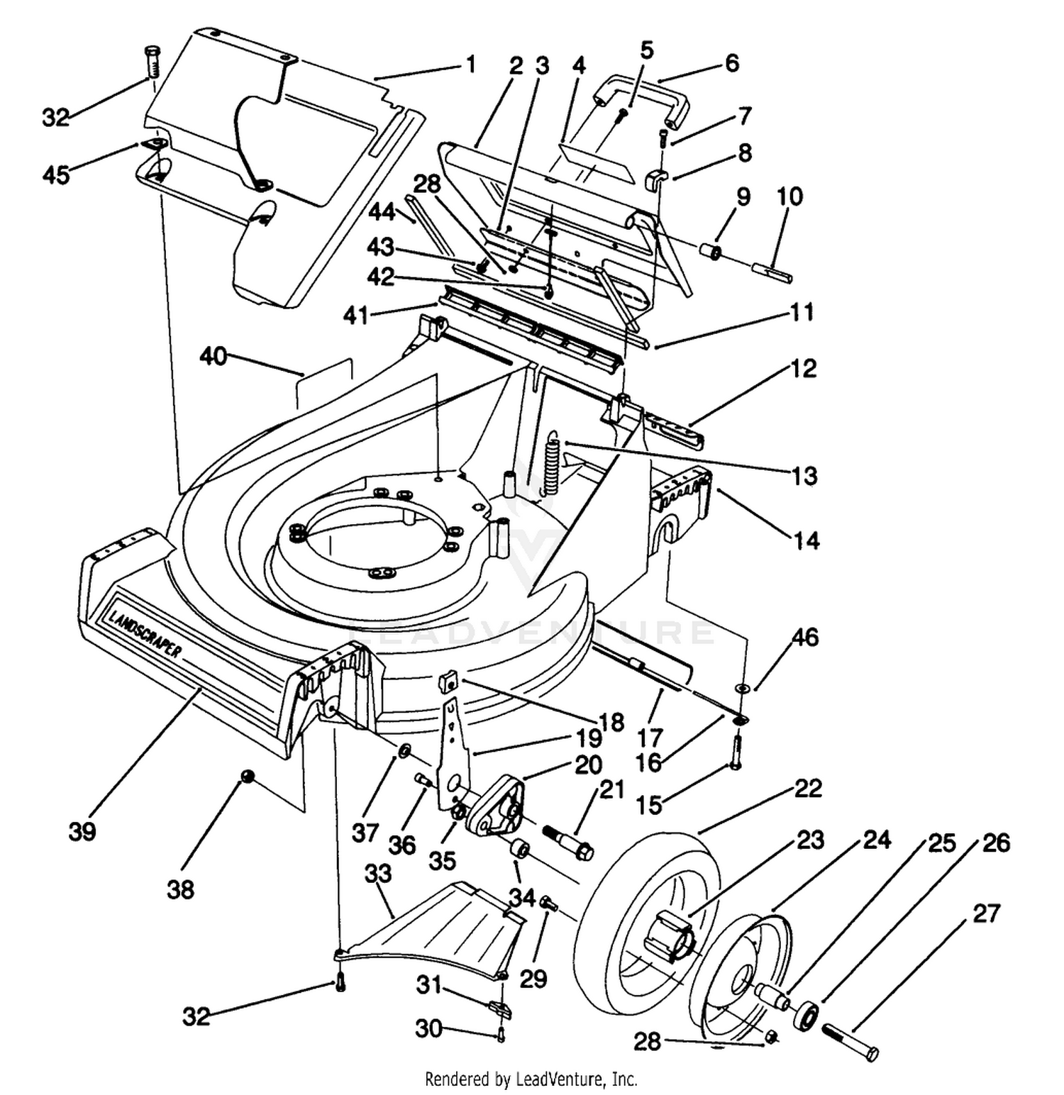 Housing  Wheel Assembly