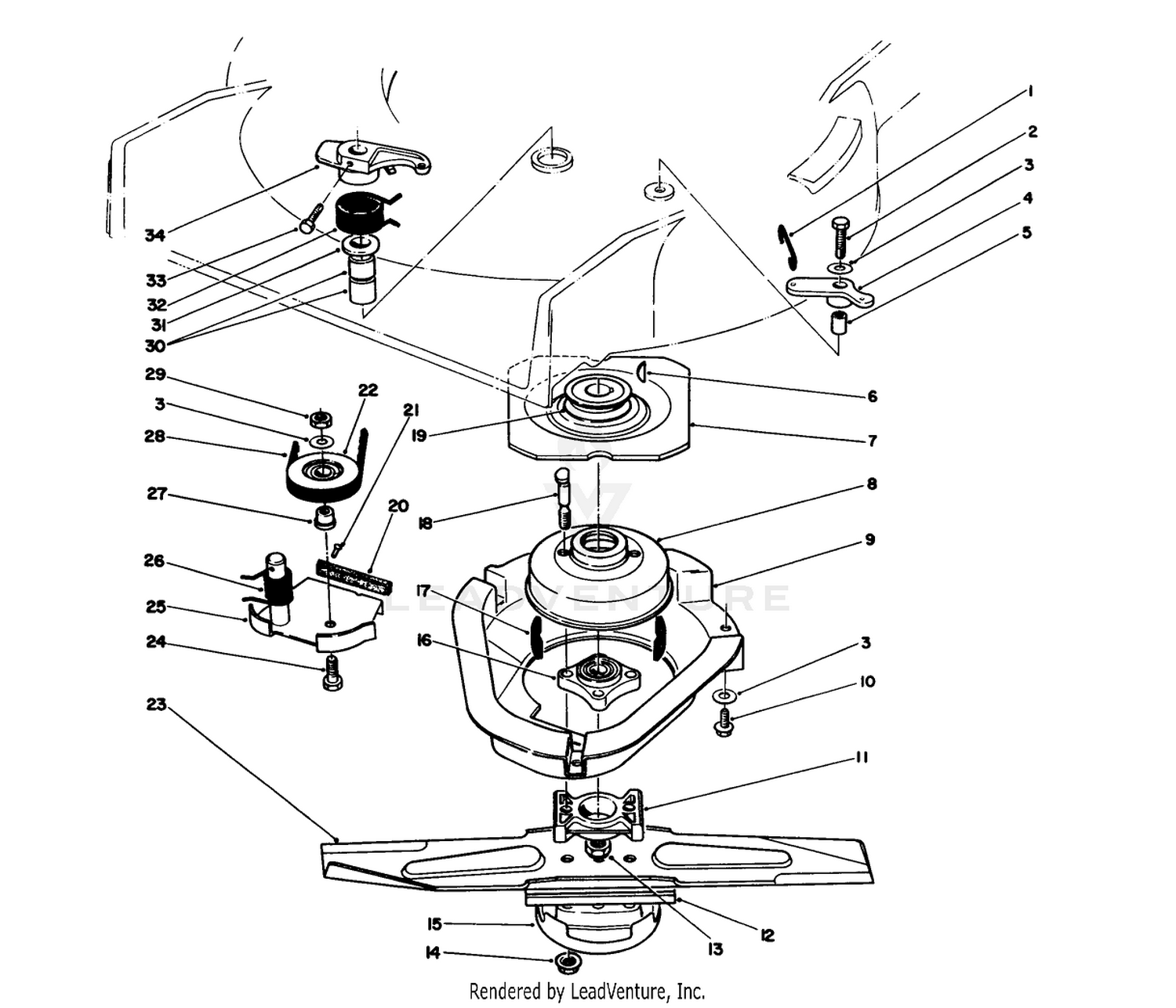 Blade Brake Clutch Assembly