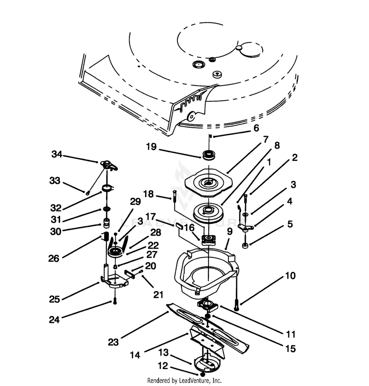 Blade Brake Clutch Assembly