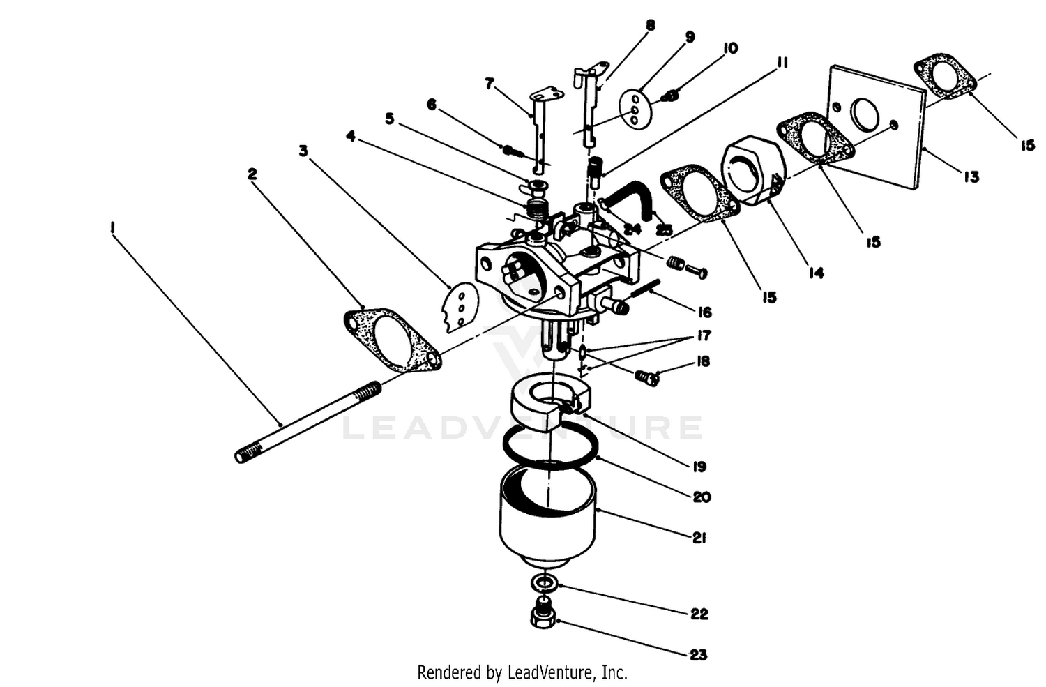 Carburetor Assembly (engine No. 47pl0-2)