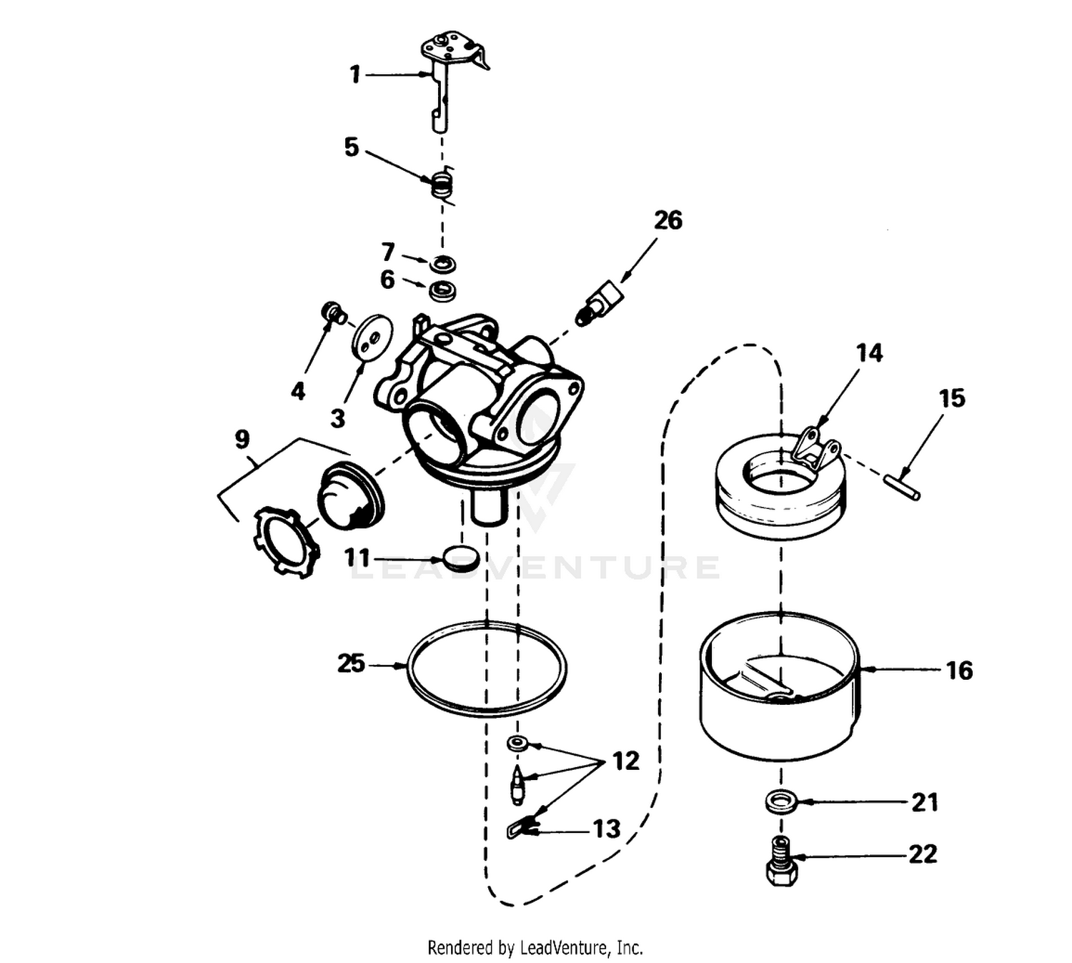 Carburetor No. 632098