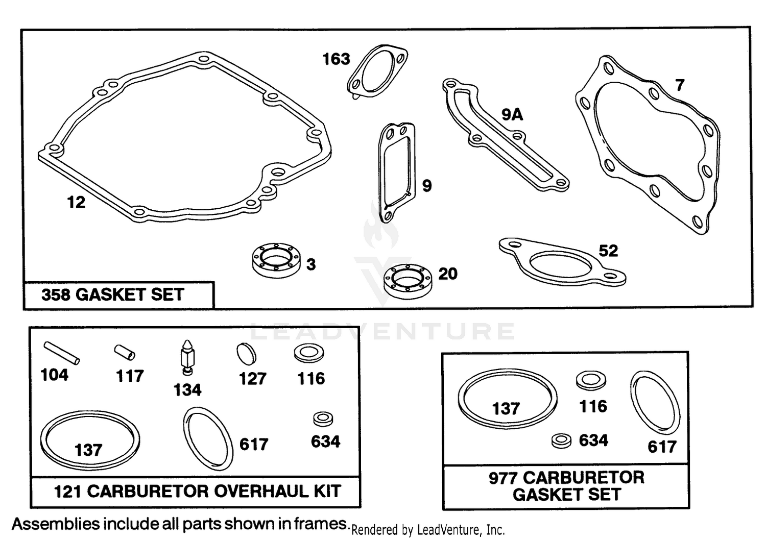 Engine Briggs  Stratton Model 122702-3171-01 8