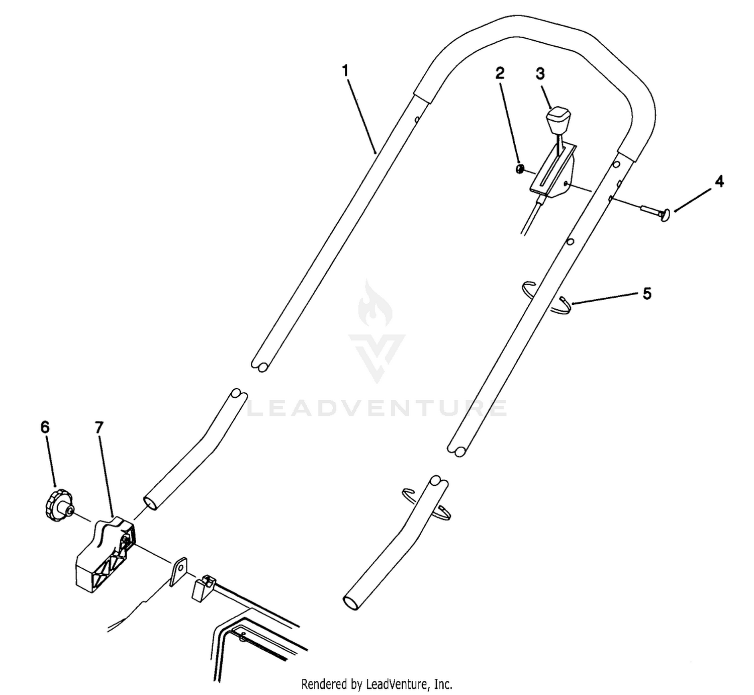 H.p. Handle Assembly (model No. 20901b Only)
