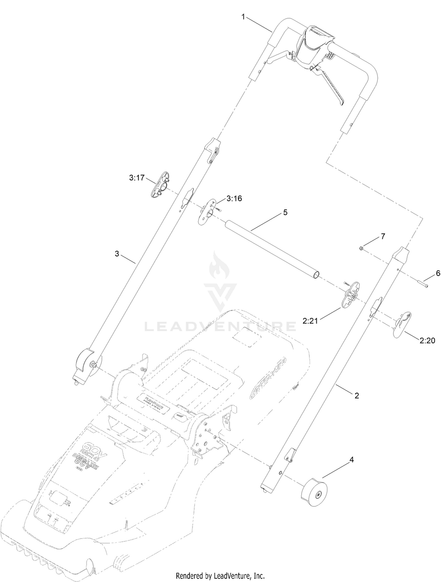 Handlebar and Control Assembly