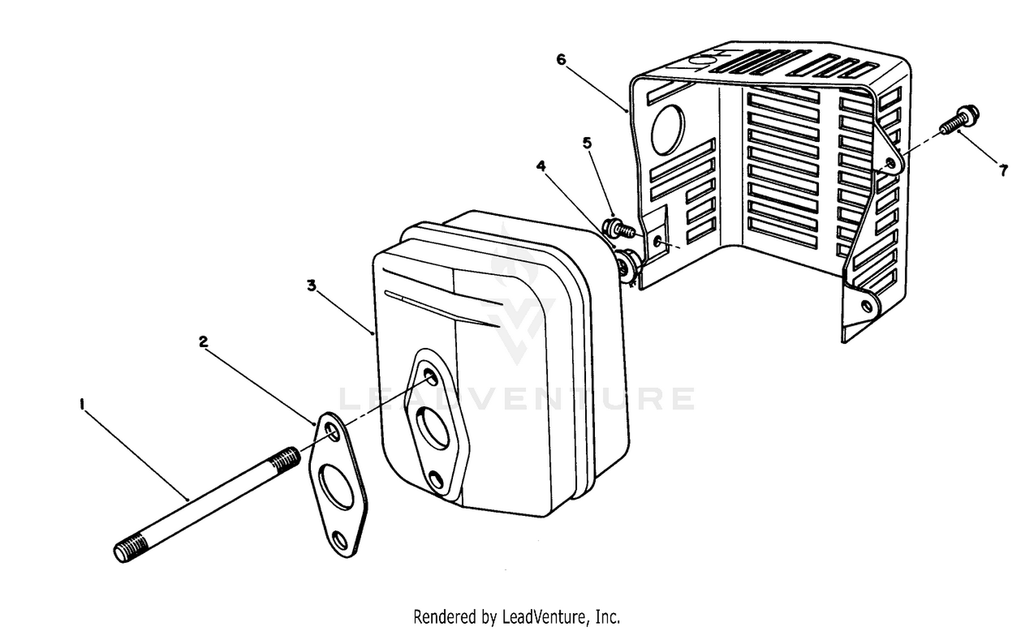 Muffler Assembly (engine No. Vmm1-2)