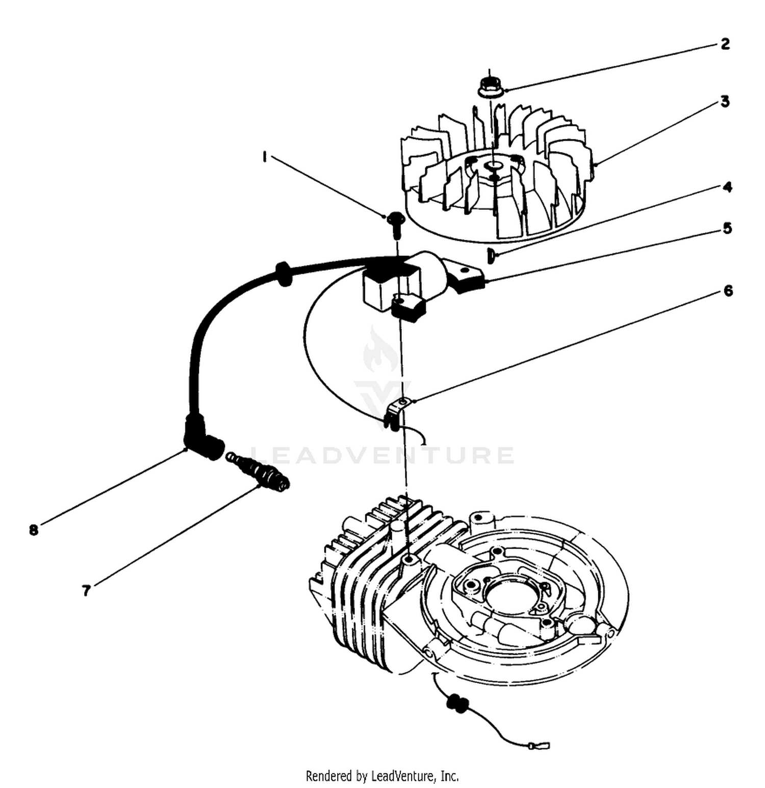 Flywheel  Magneto Assembly
