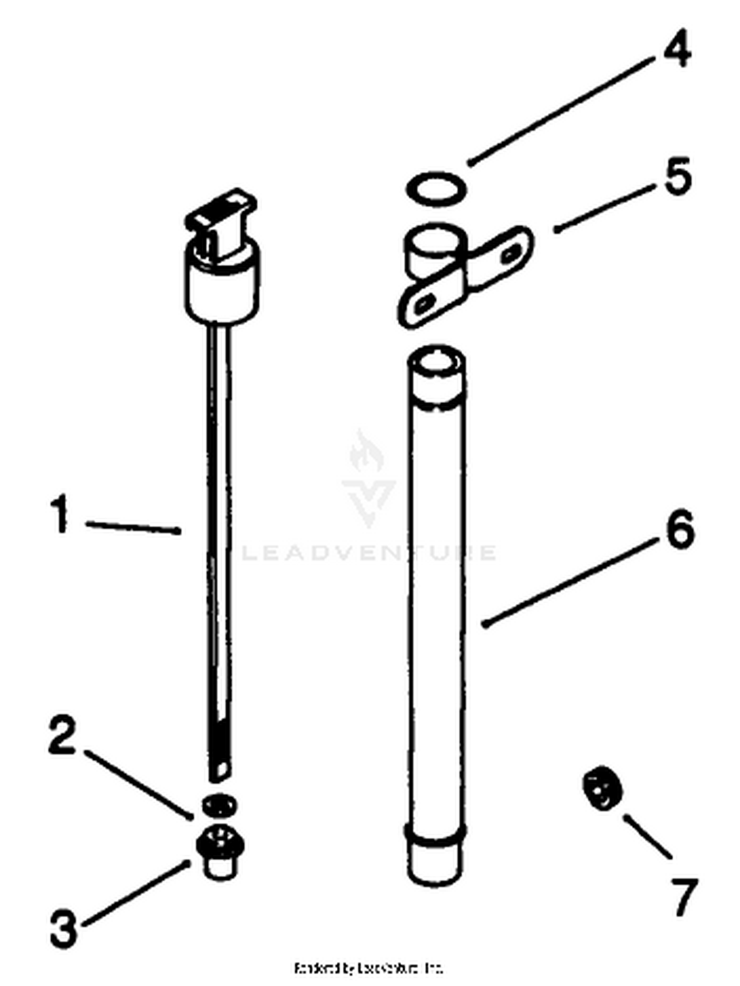 Dipstick-Engine Model No. Mv18s-Type 58543
