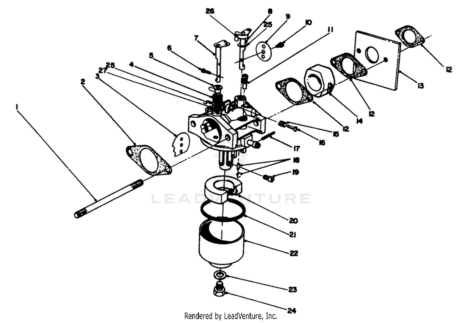 Carburetor Assembly (model No. 47pn2-7)