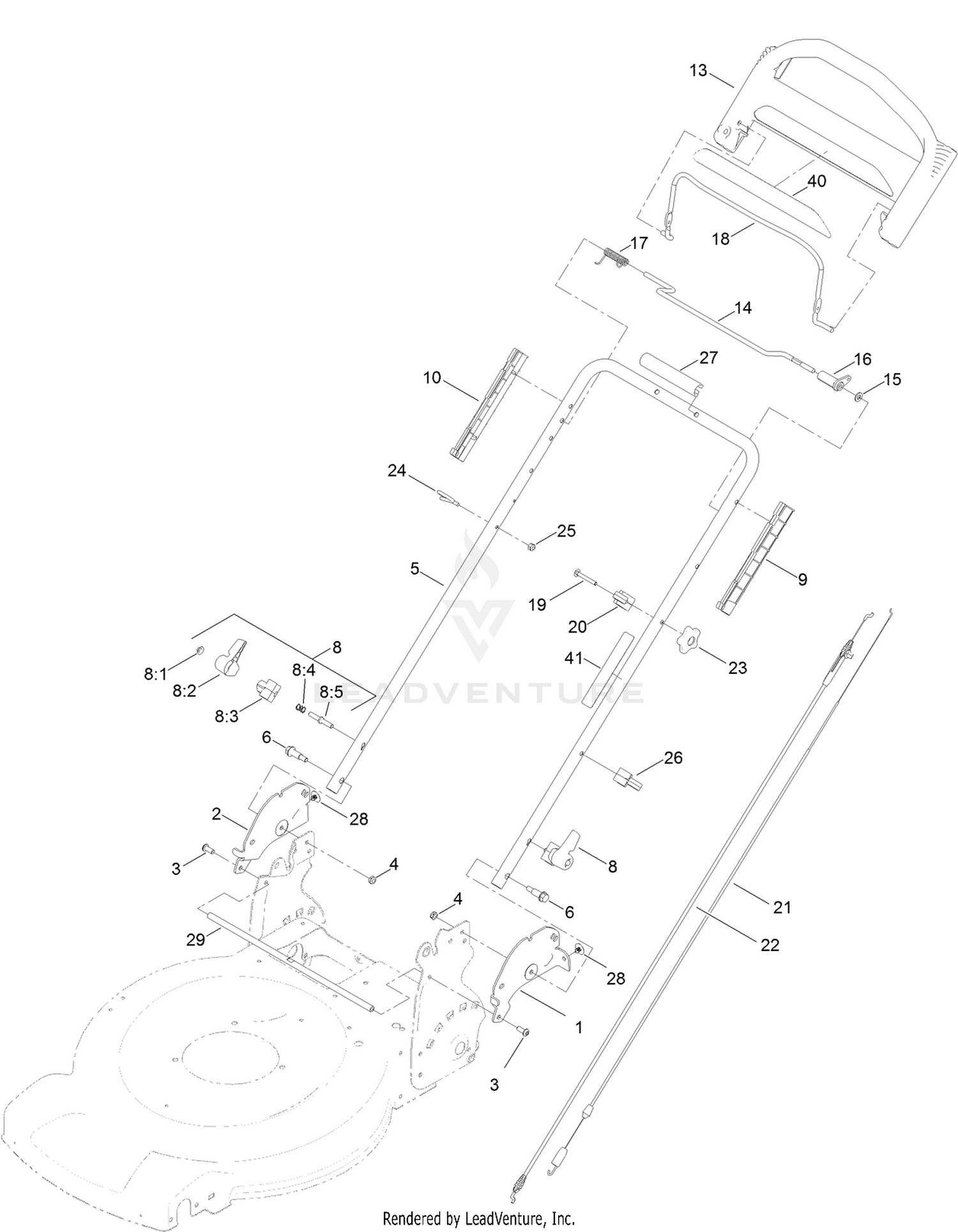 Handle and Control Assembly