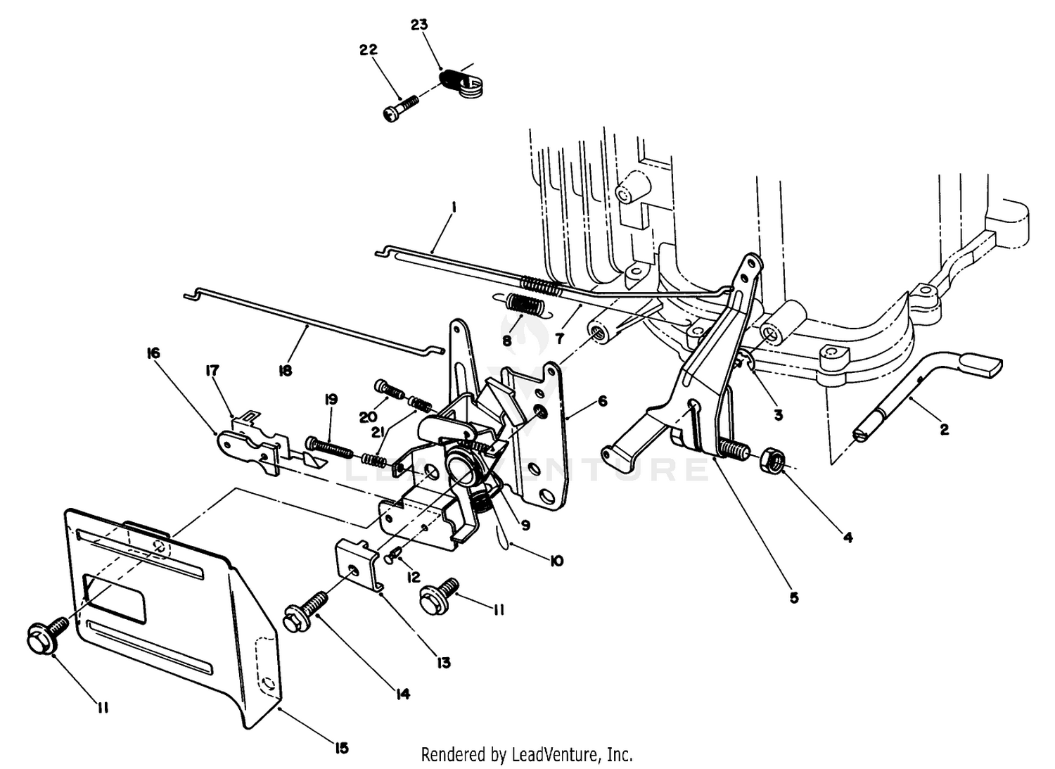 Governor Assembly (engine Model No. Vml0-4)