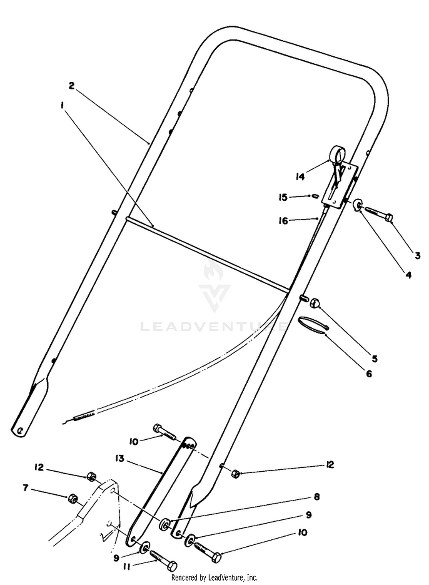 Handle Assembly (model 22030)