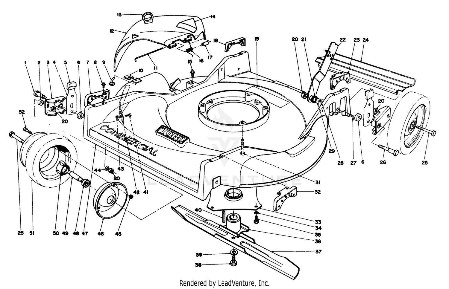 Housing  Wheel Assembly