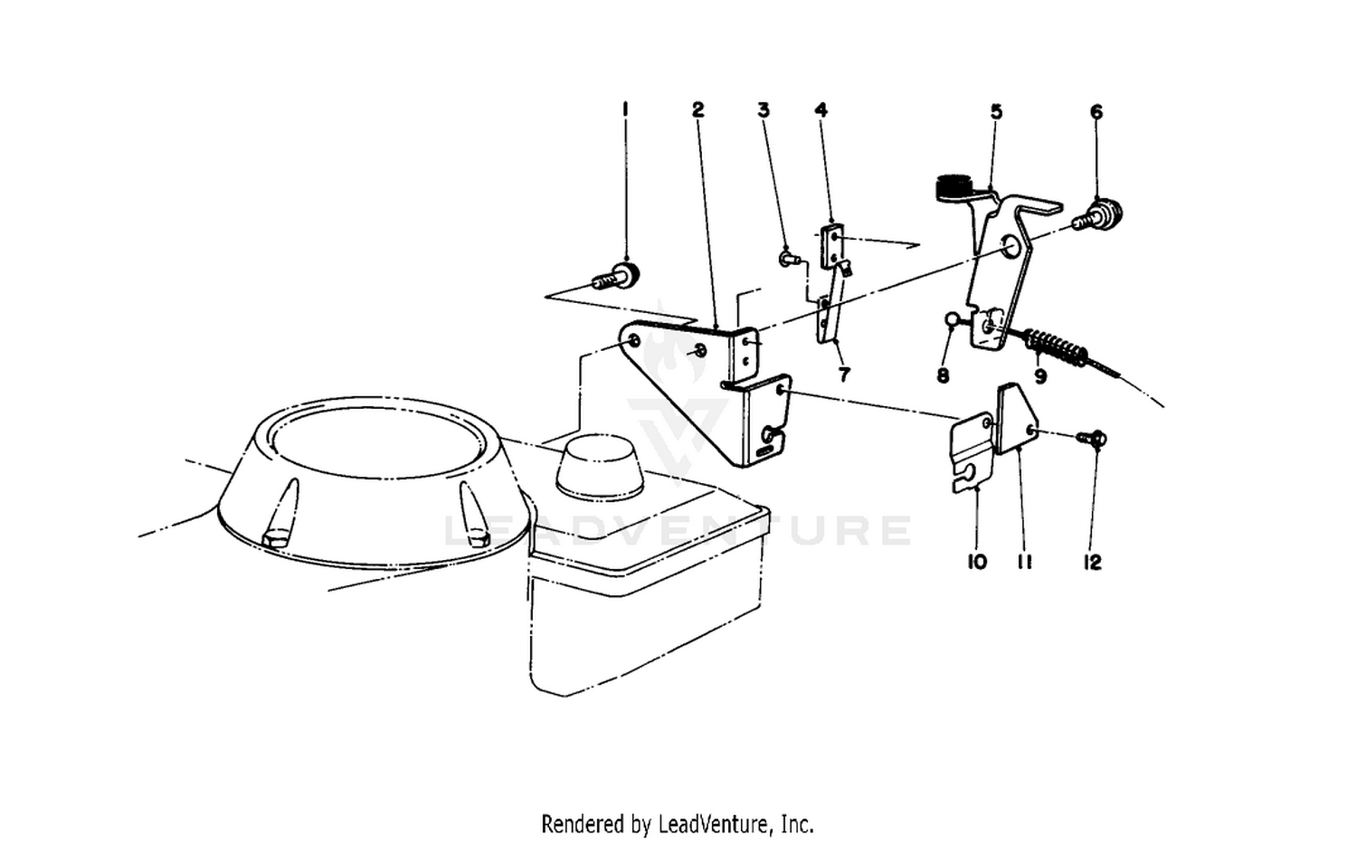 Brake Assembly (used On Units With Serial No. 6004102  Up)