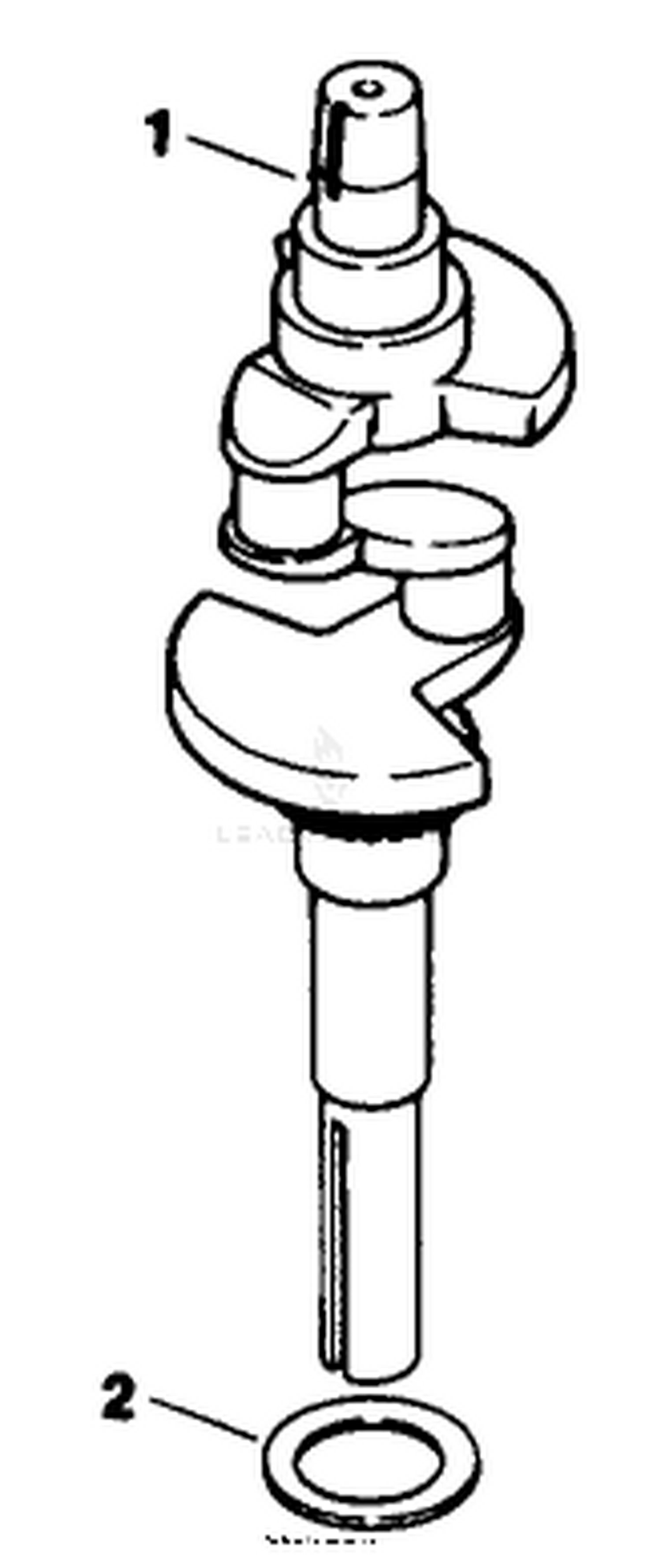 Crankcase-Engine Kohler Model No. Mv16s-Type 56511 2