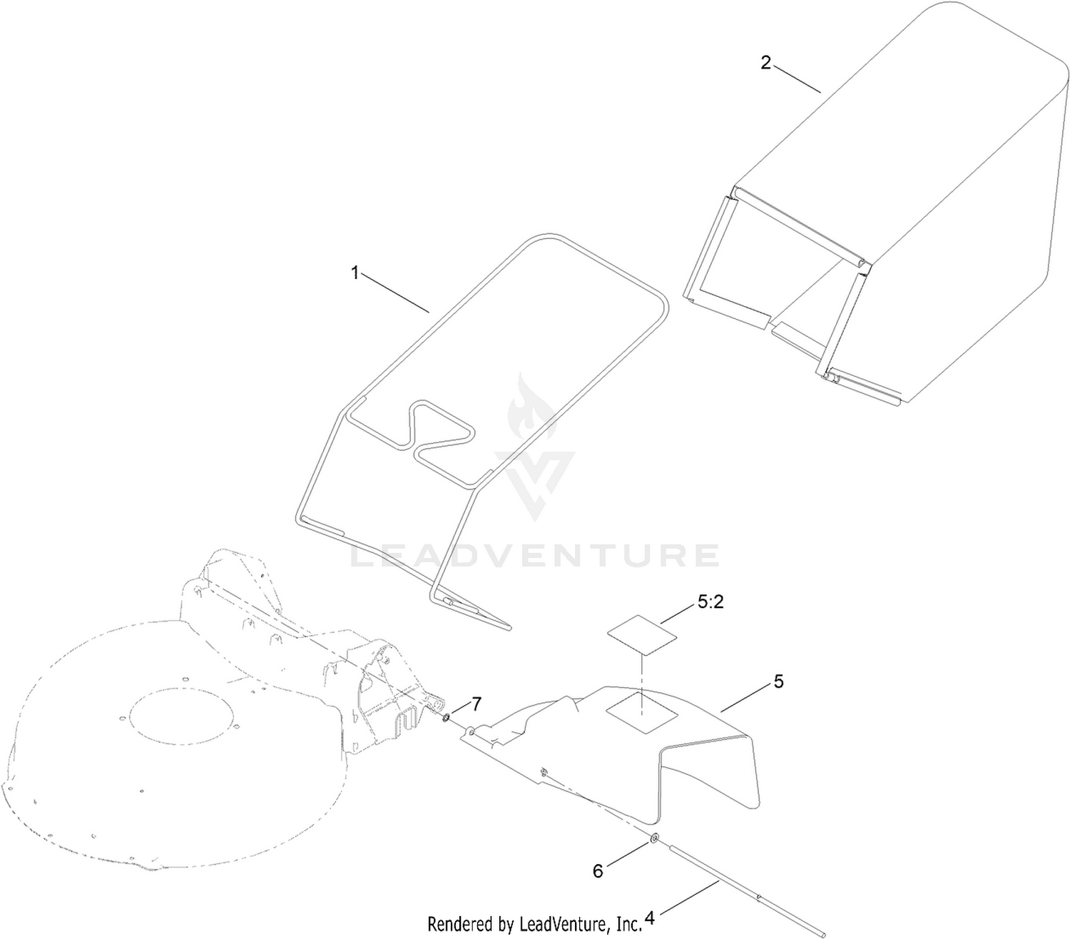 Grass Bag Assembly