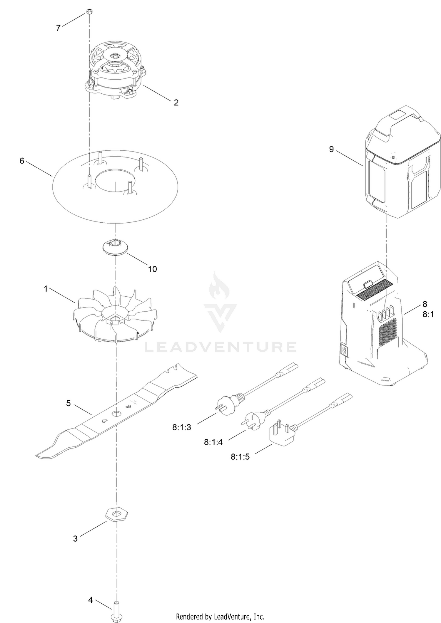 Motor Module and Blade Assembly