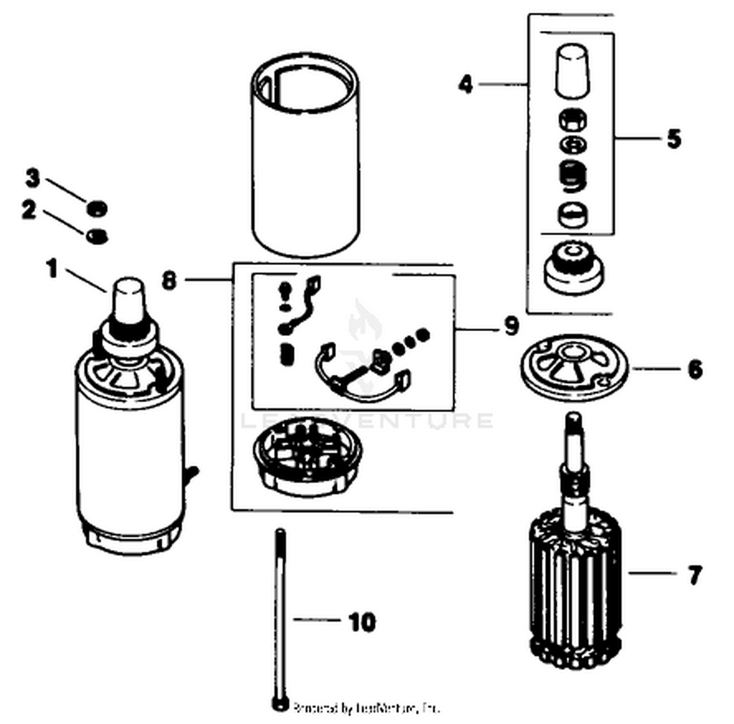 Electric Start-Engine Kohler Model No. Mv16s-Type 56511
