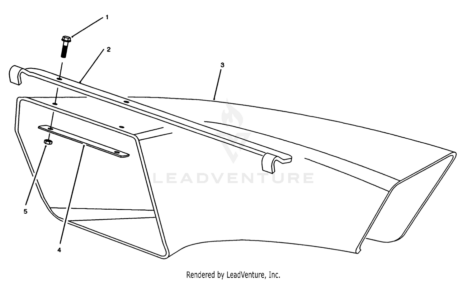 Side Discharge Chute Model No. 59112 (optional)