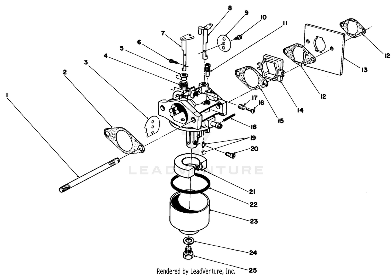 Engine Assembly Model No. 47pg6 3