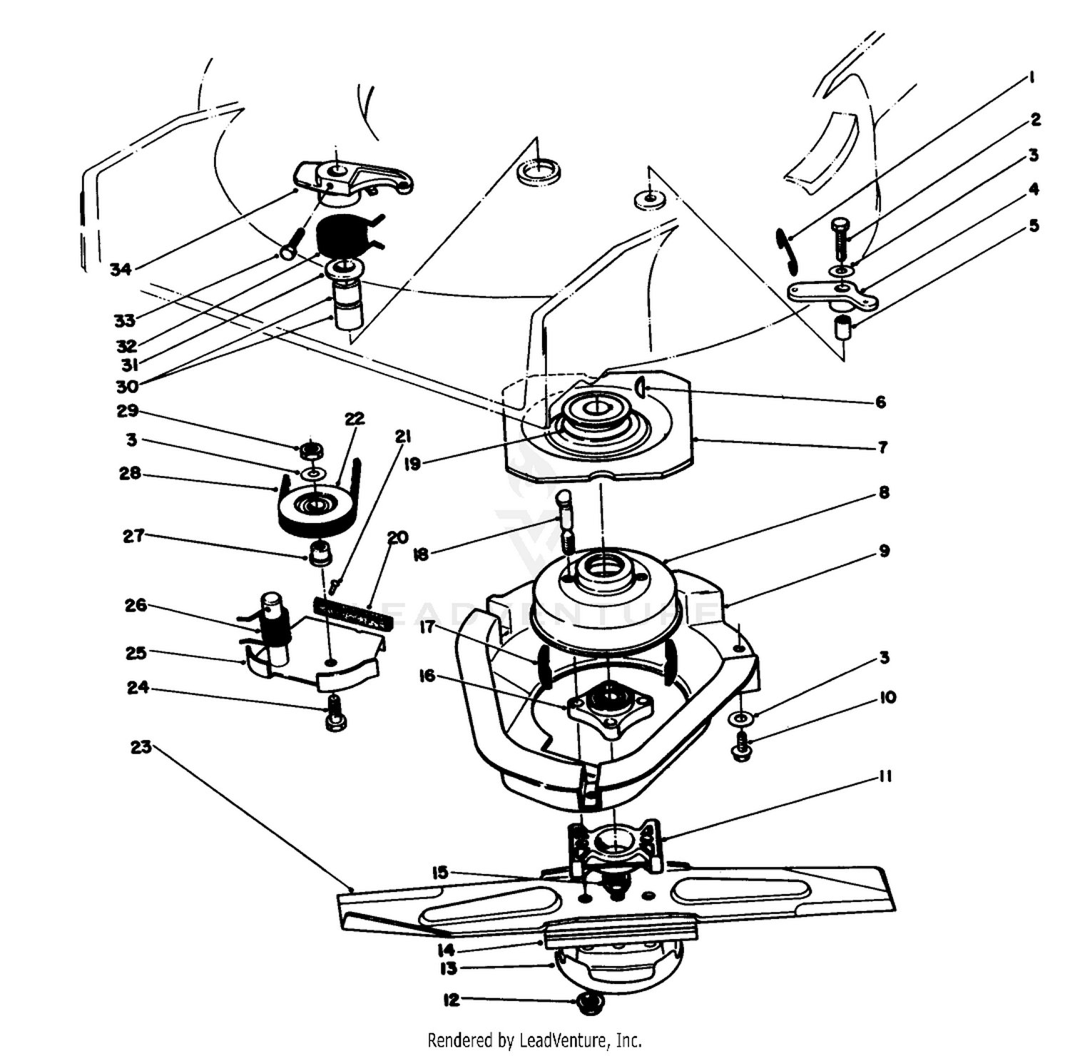 Blade Brake Clutch Assembly