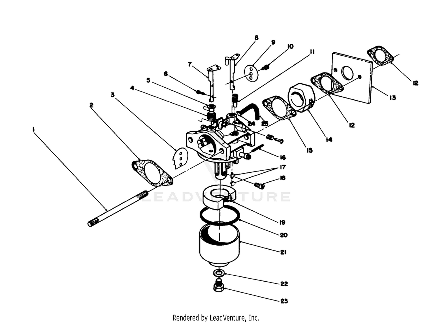 Carburetor Assembly (model No. 47ph7)