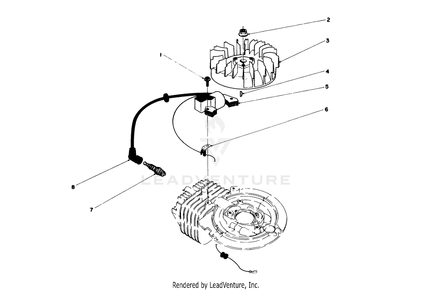 Ignition Assembly (engine Model No. 47pf5  47pg6)