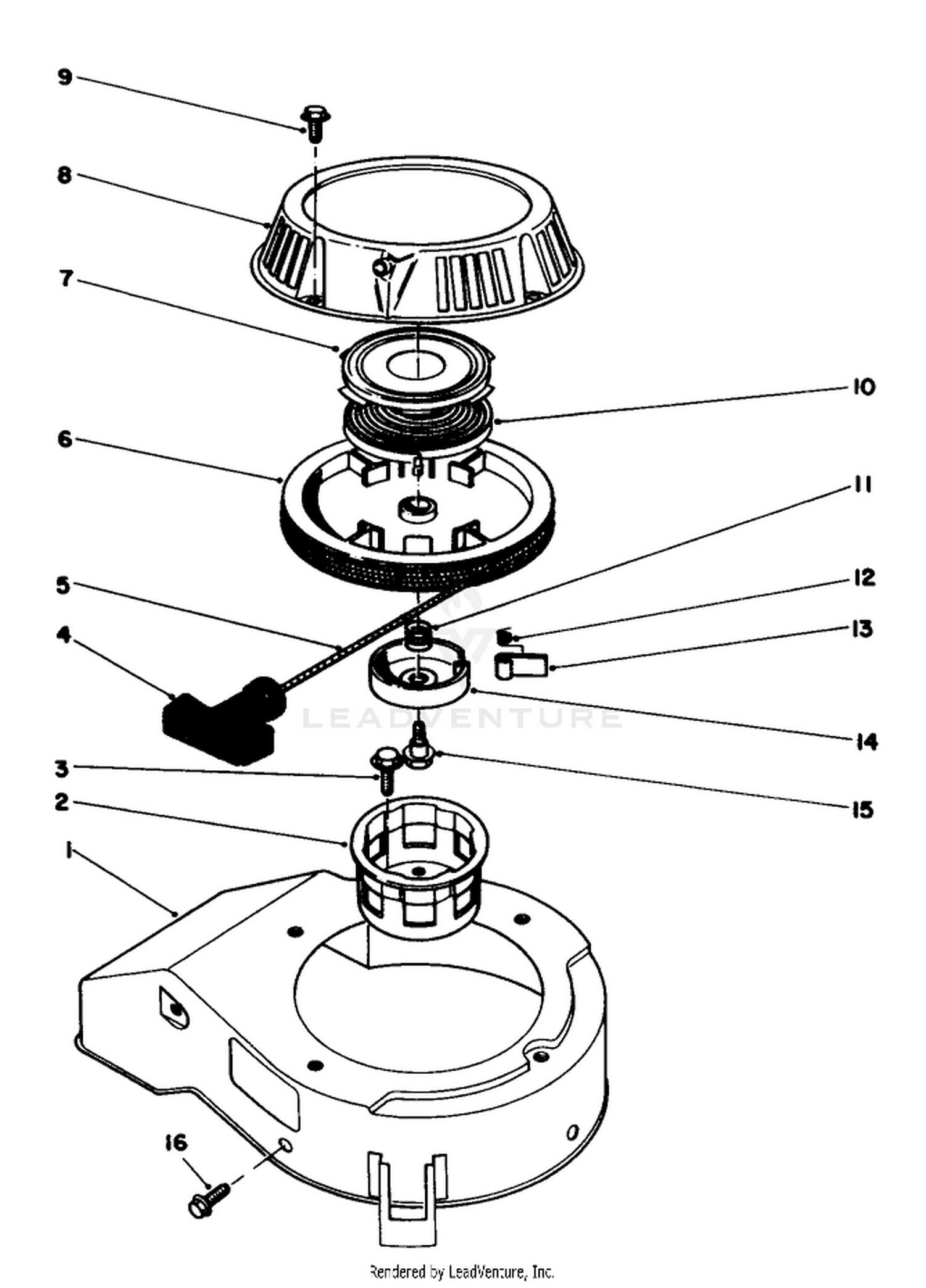 Recoil Assembly (model No. 47pg6)