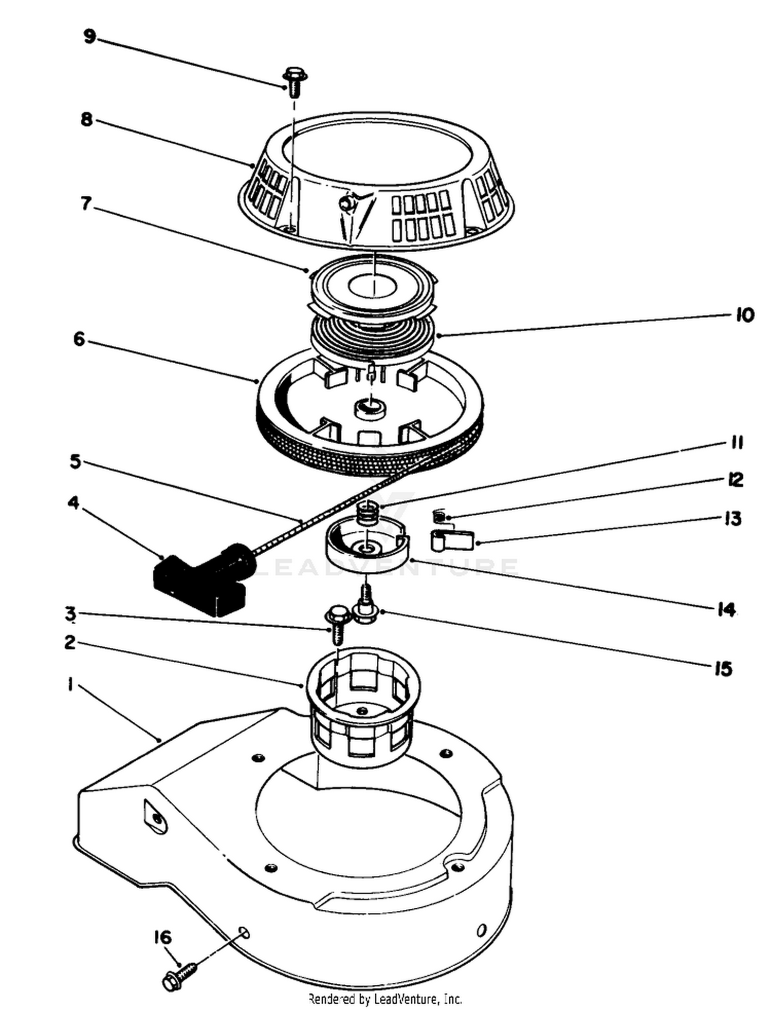 Recoil Assembly (model No. 47pl0-3)