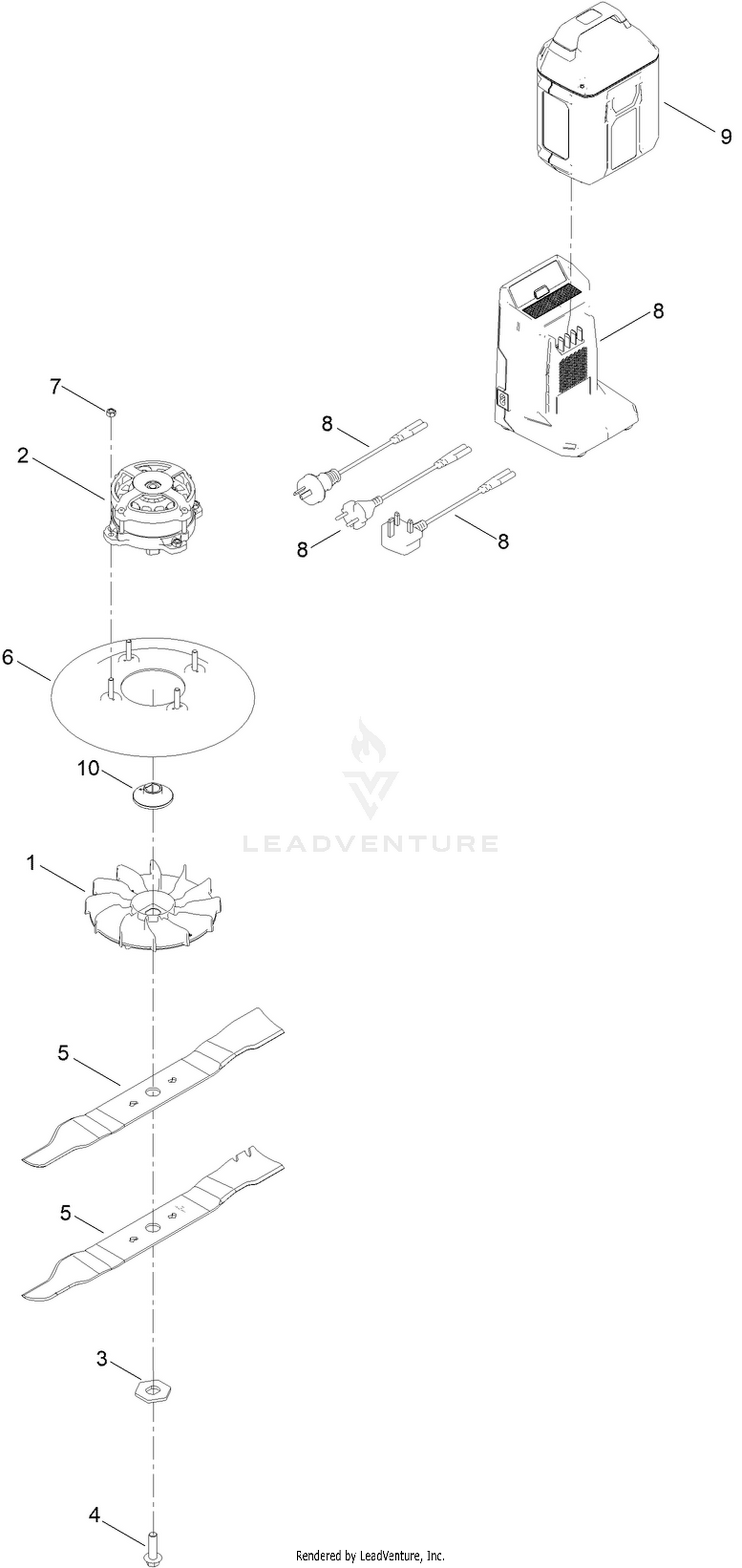 Motor Module and Blade Assembly