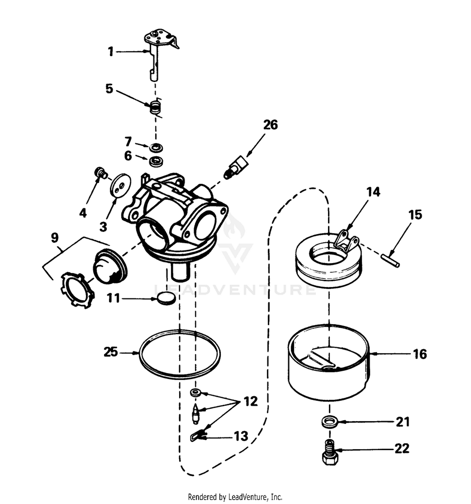 Carburetor No. 632098