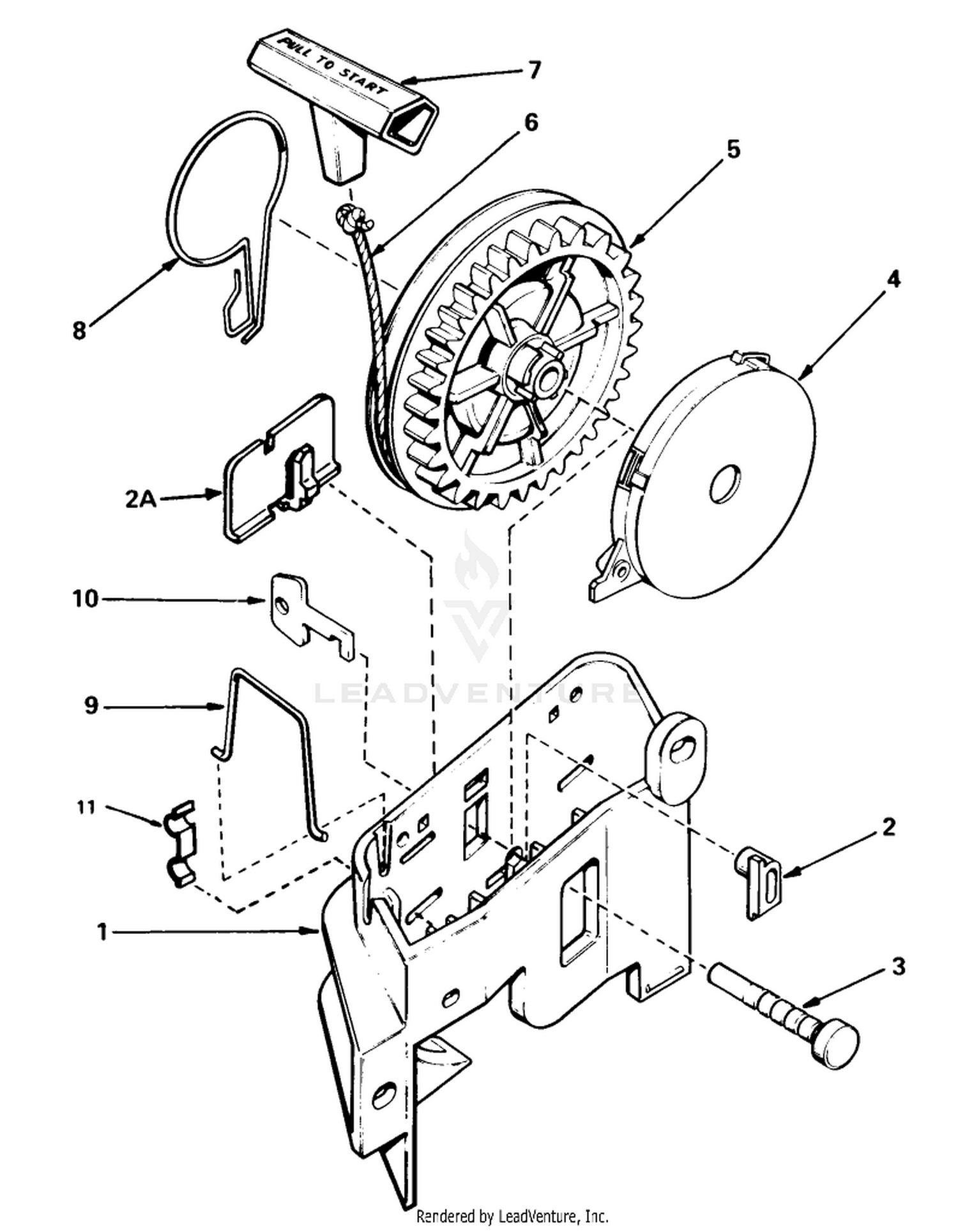 Rewind Starter No. 590531