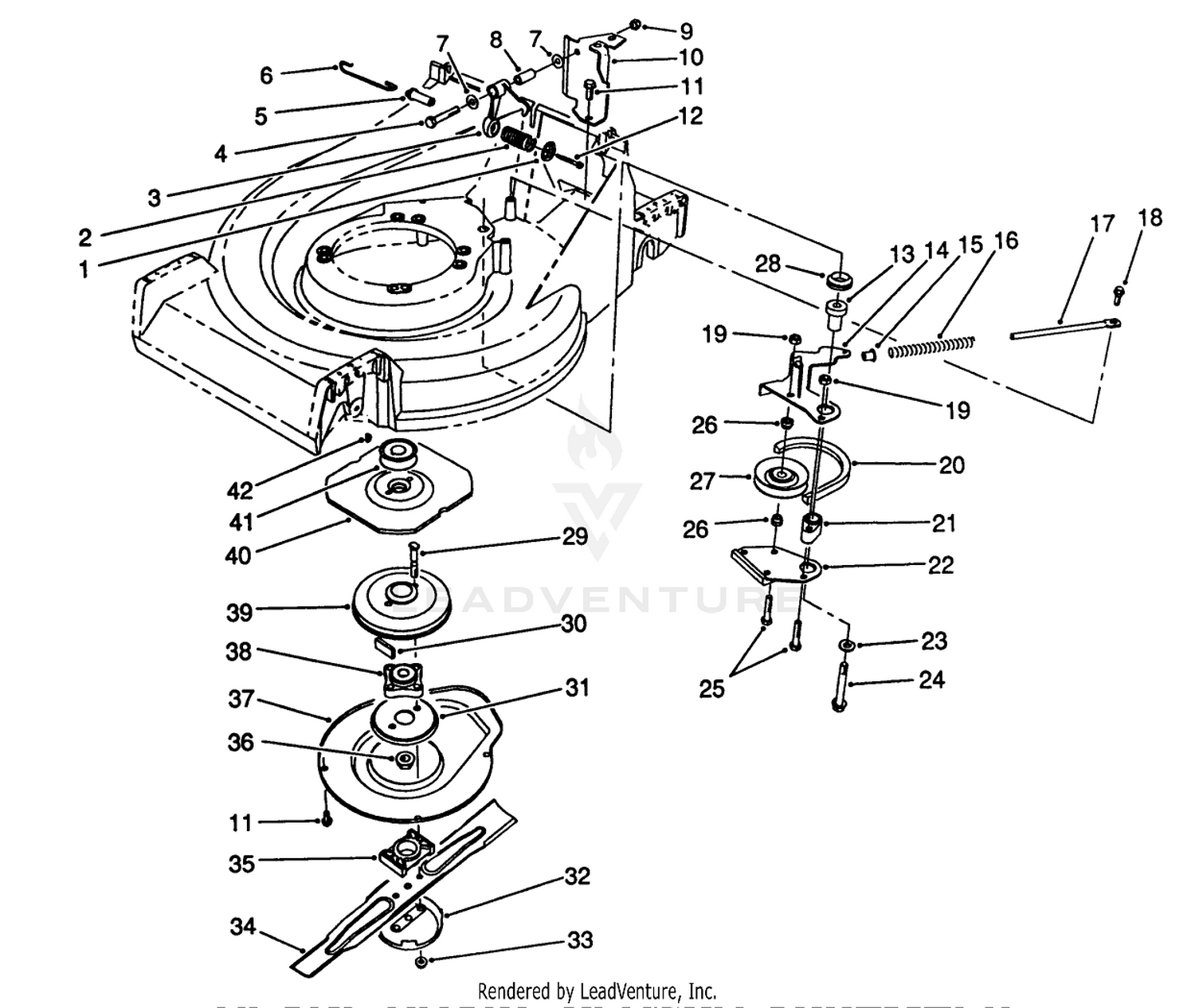 Blade Brake Clutch Assembly