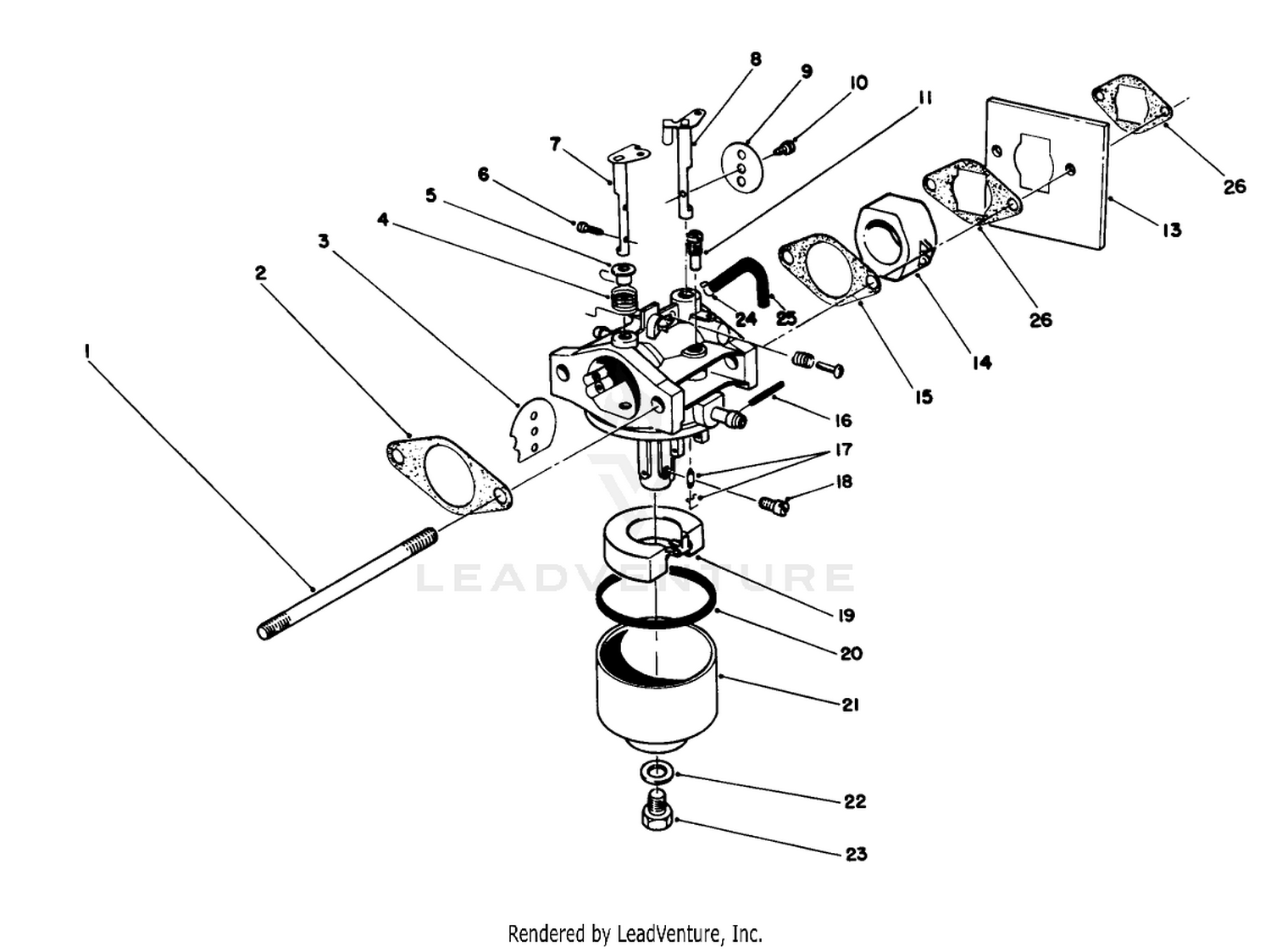 Carburetor Assembly (engine Model No. 47pm1-1)(serial No. 2005001  Up)