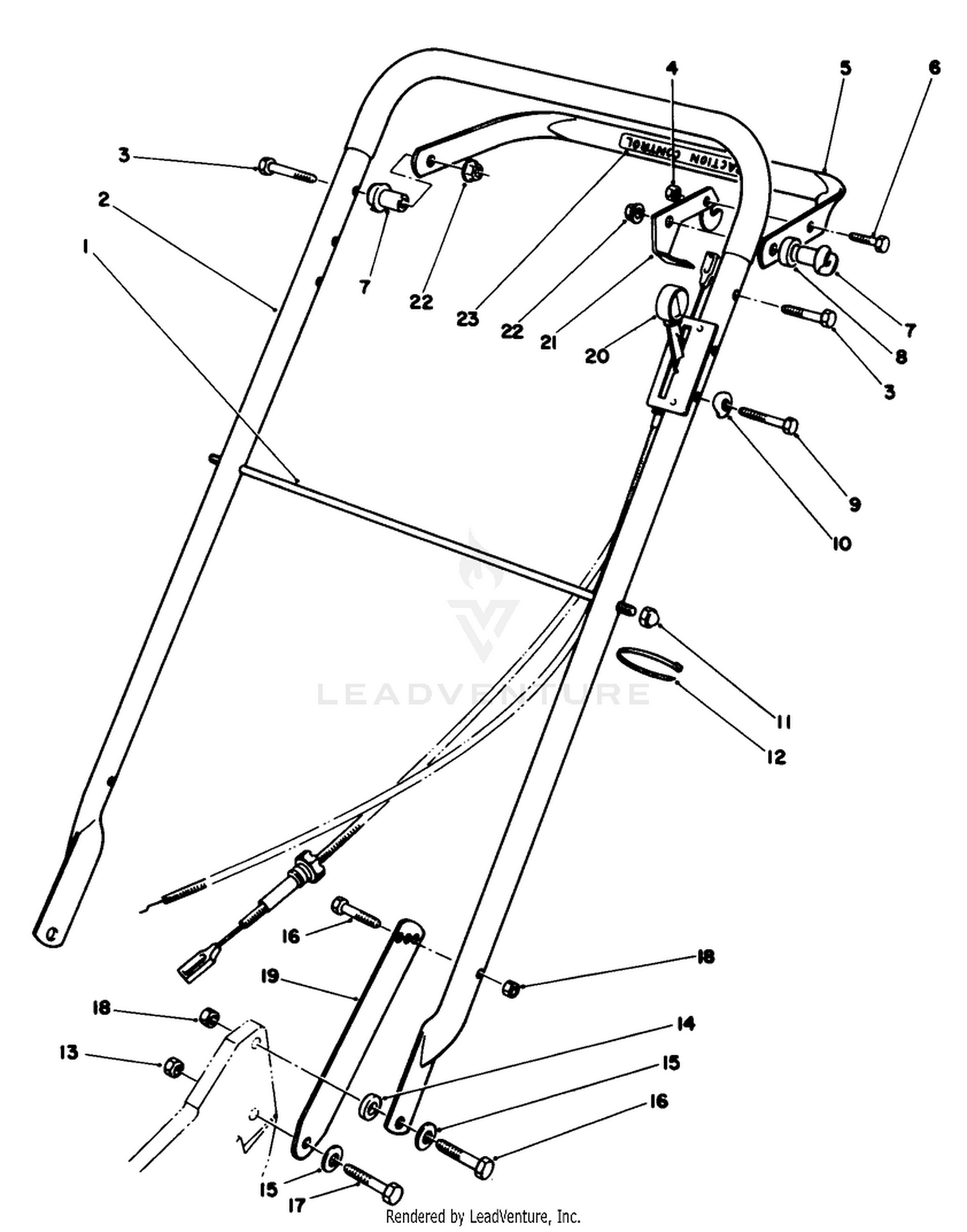Handle Assembly (model 22035)