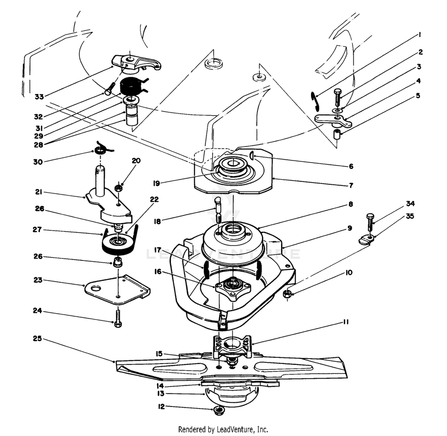 Blade Brake Clutch Assembly