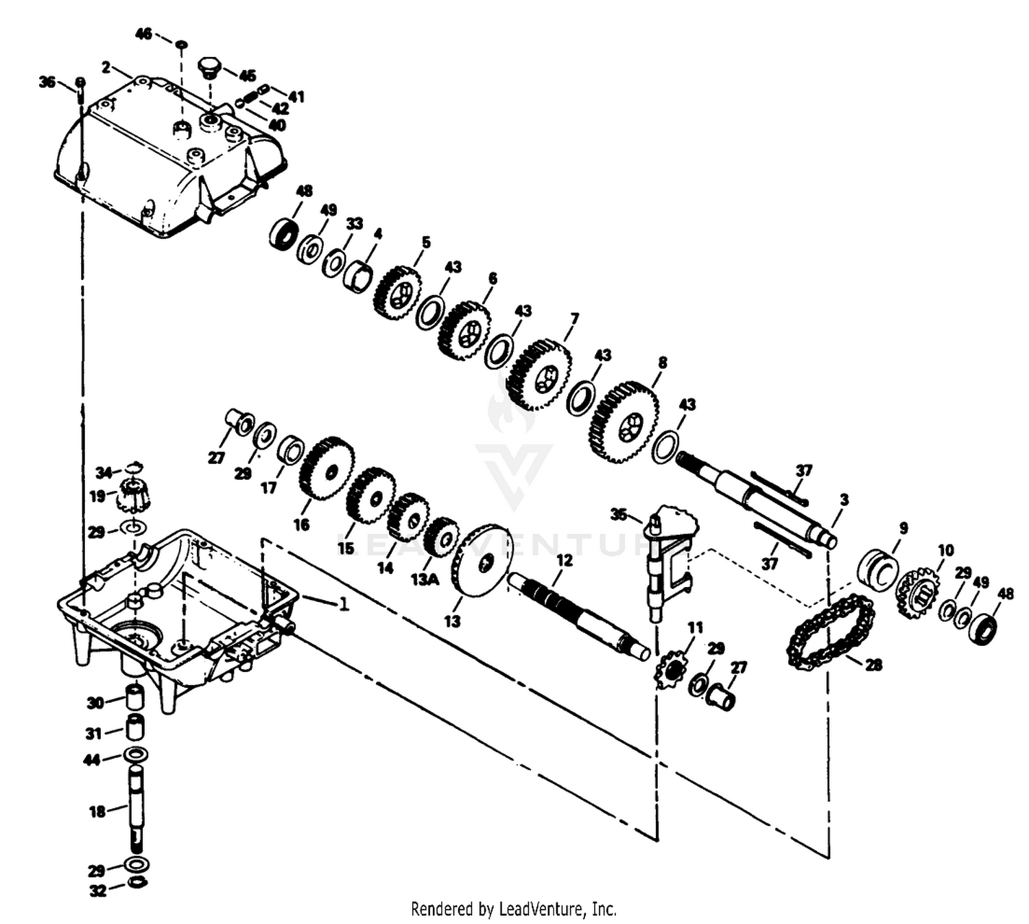 Transmission Peerless Model No. 700-039