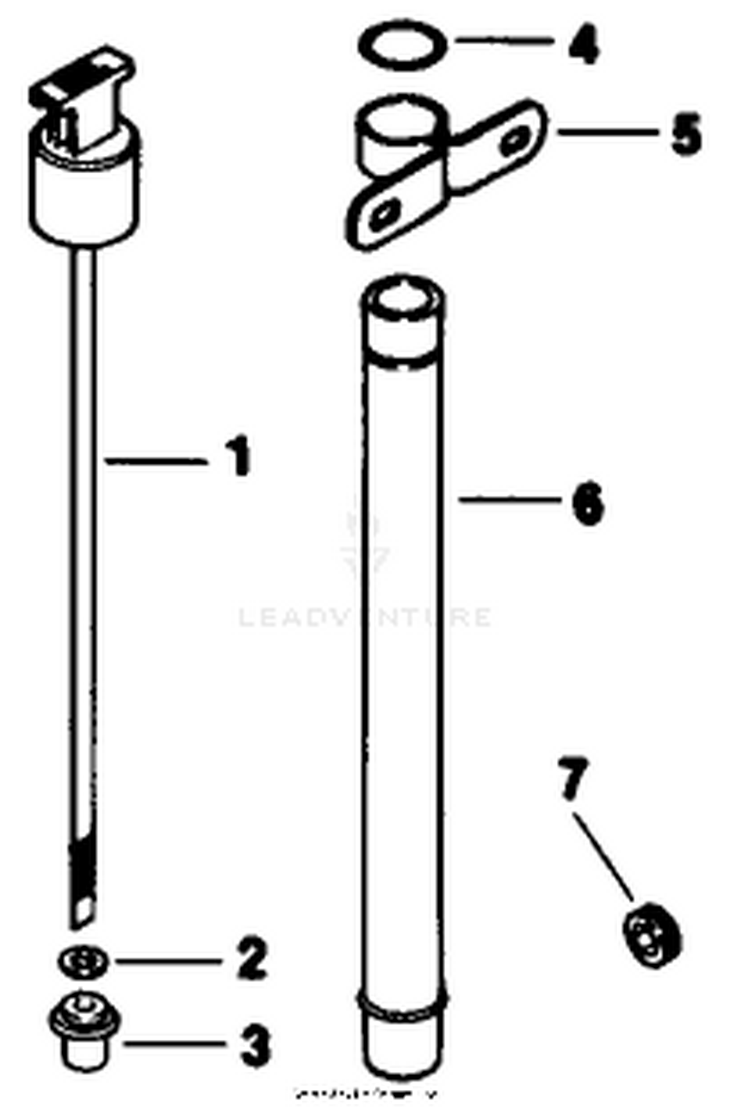 Dipstick-Engine Kohler Model No. Mv16s-Type 56511