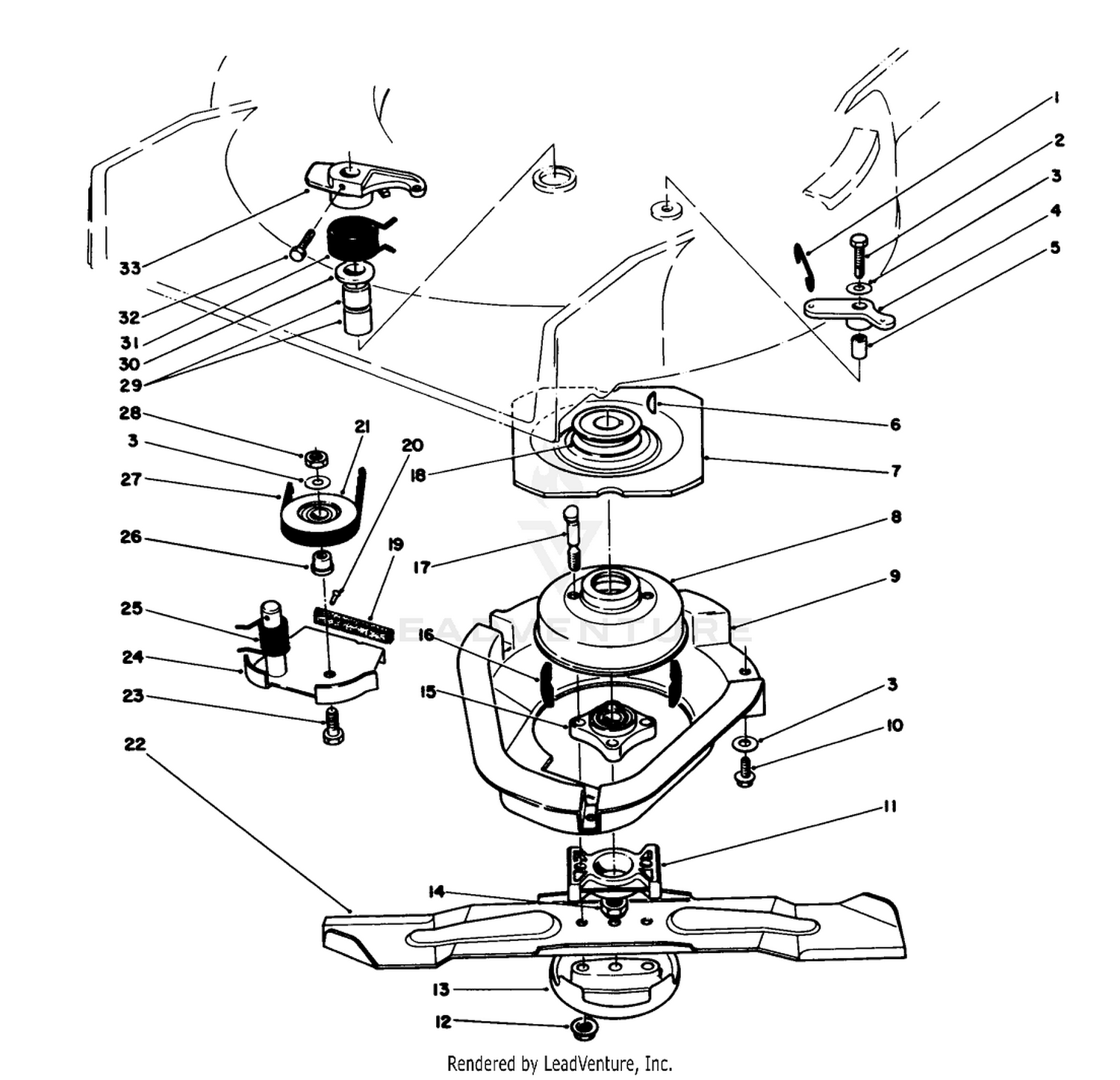 Blade Brake Clutch Assembly