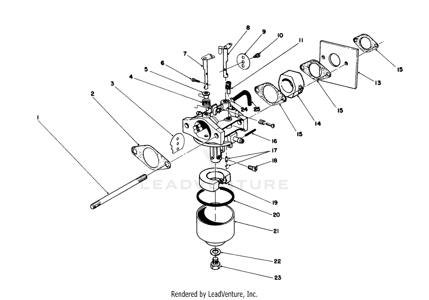 Carburetor Assembly (model No. 47pk9)