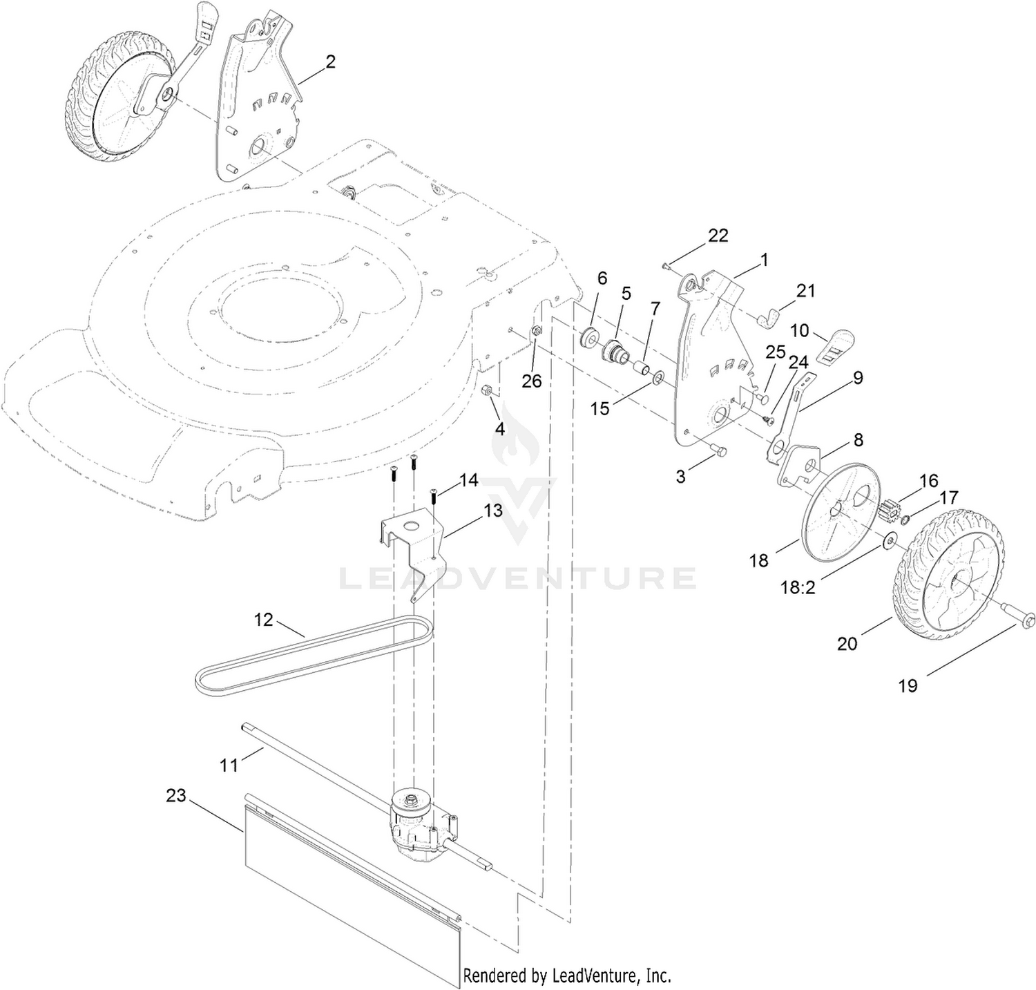 Toro 20332 best sale drive belt replacement