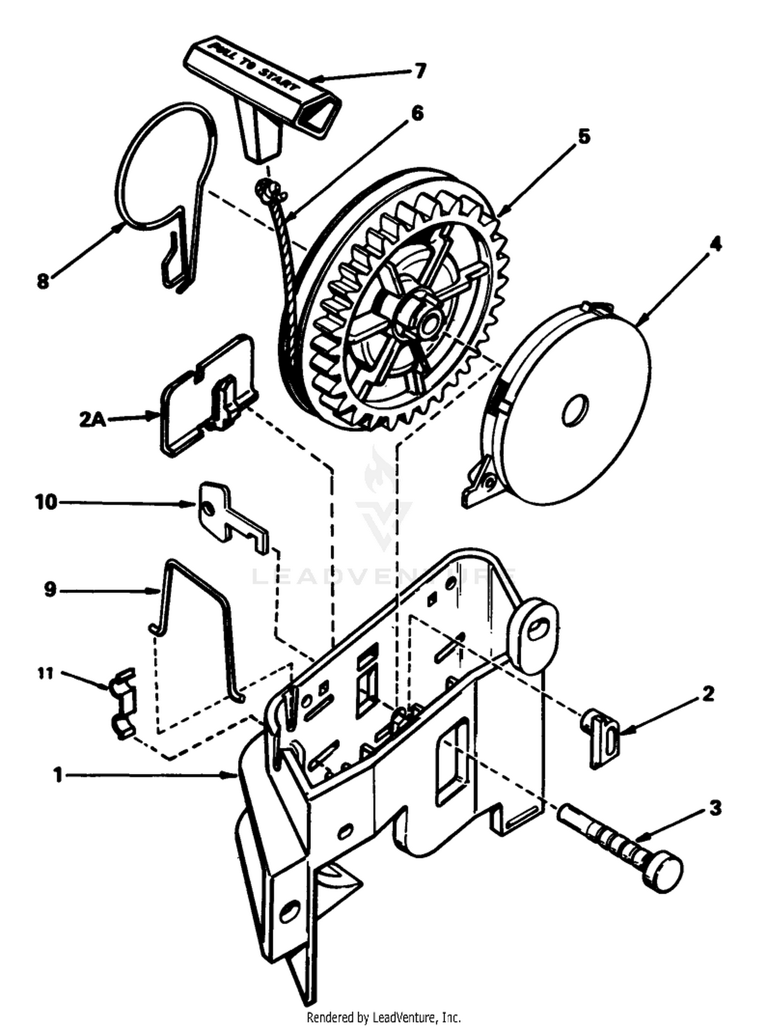 Rewind Starter No. 590531